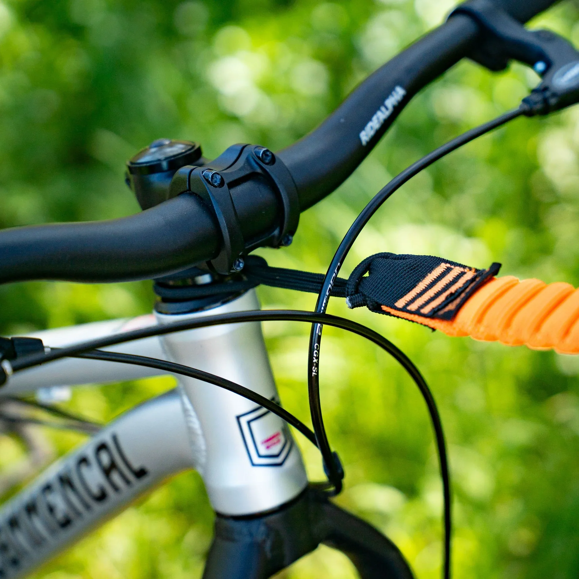 Kids Ride Shotgun MTB Tow Rope Abschleppseil 1.7 - 3.3m orange - Image 3