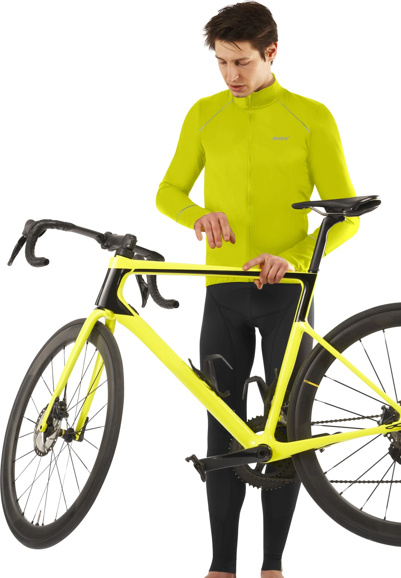 Mavic Mistral Jacke Herren gelb - Image 4
