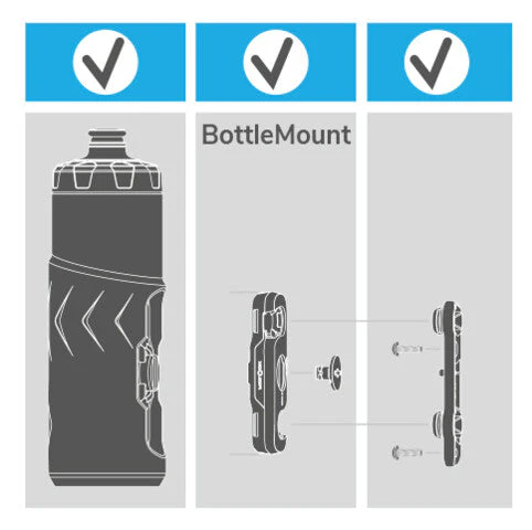 MonkeyLink MonkeyBottle Trinkflasche 600ml inkl. Halterung - Image 3