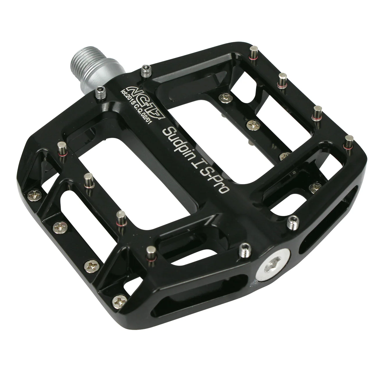 NC-17 Plattformpedal Sudpin I S-Pro, Alu, Präzisionslager schwarz