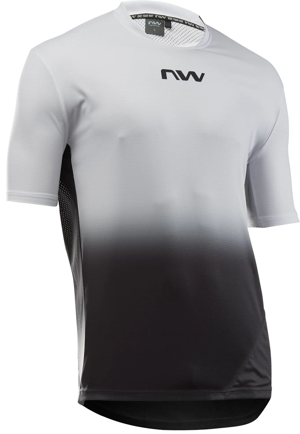 Northwave Edge 2 Jersey Short Sleeve Light Grey/Black
