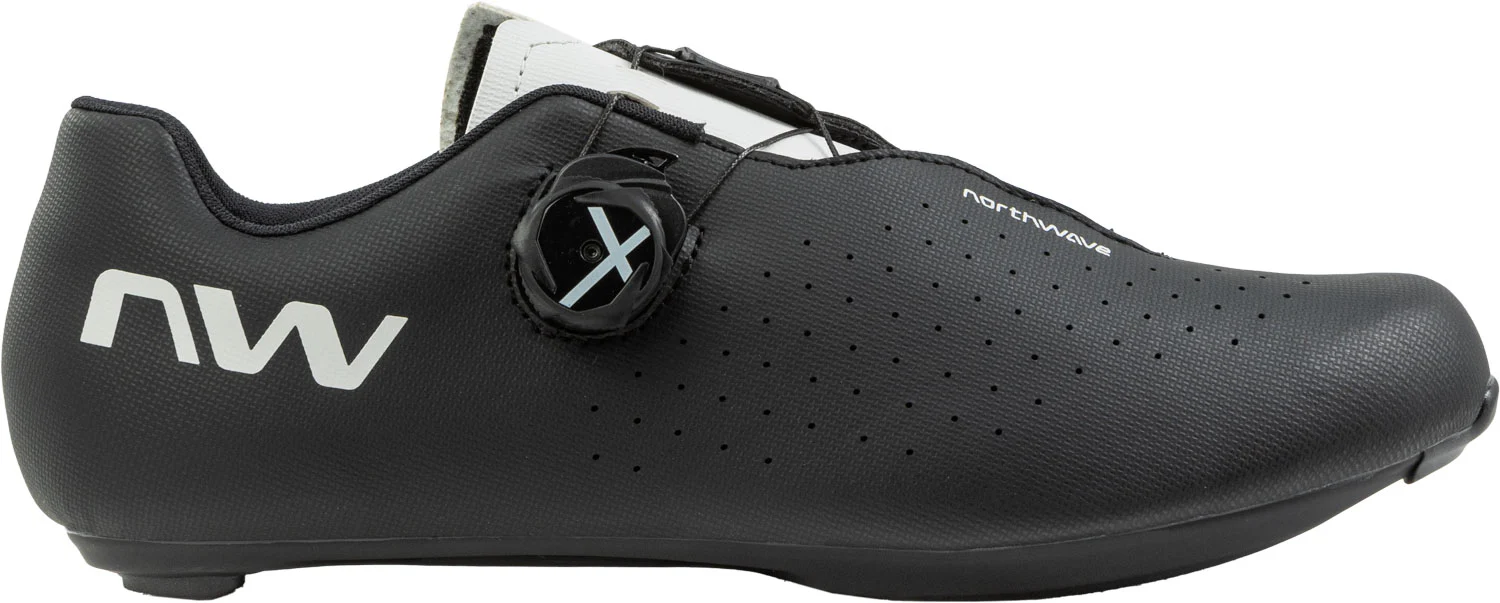 Northwave Sonic Plus Wide Rennrad-Schuhe Black/Light Grey