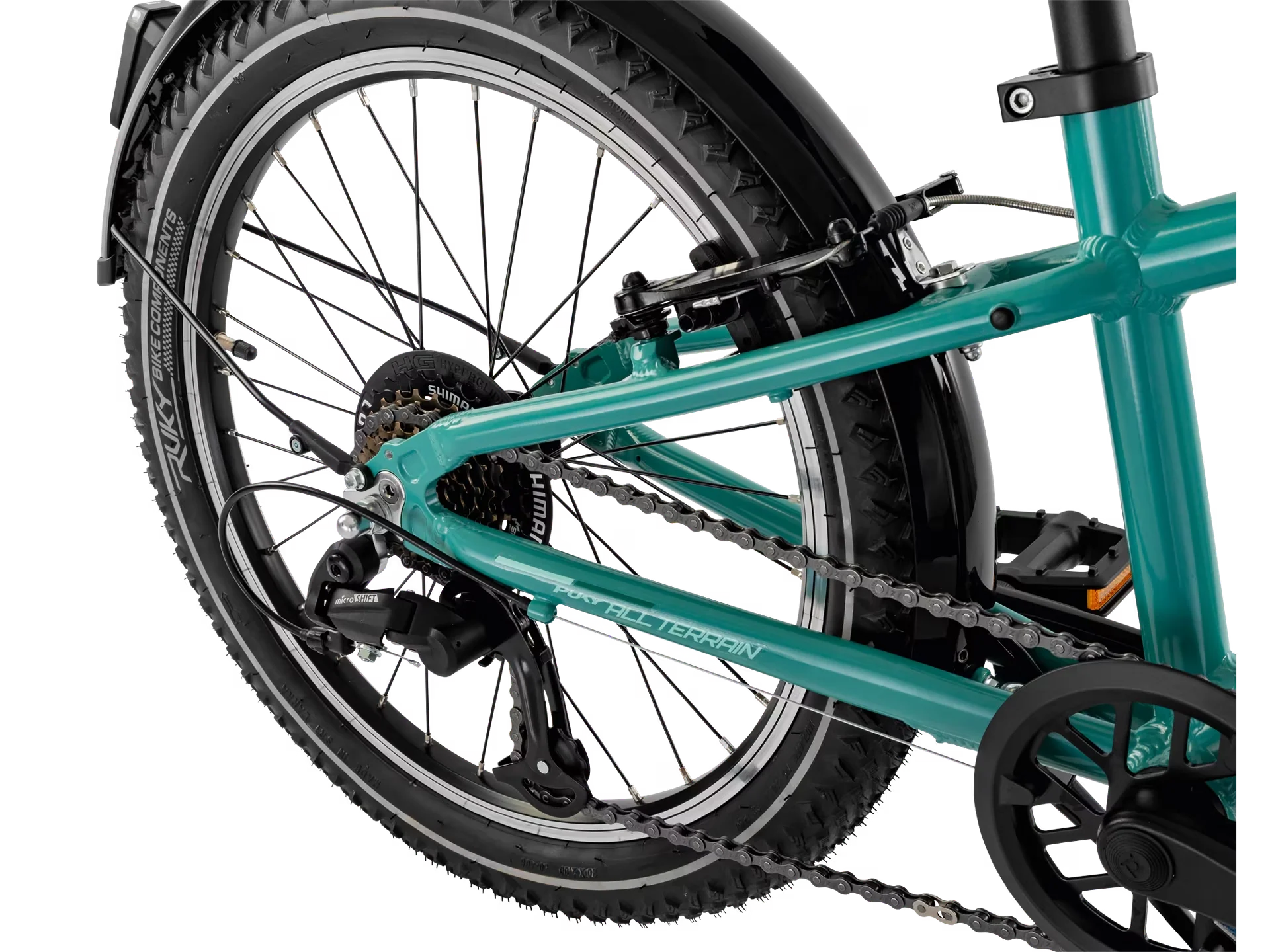 PUKY CYKE 26-8 ACTIVE turquoise/black (2026) - Image 4