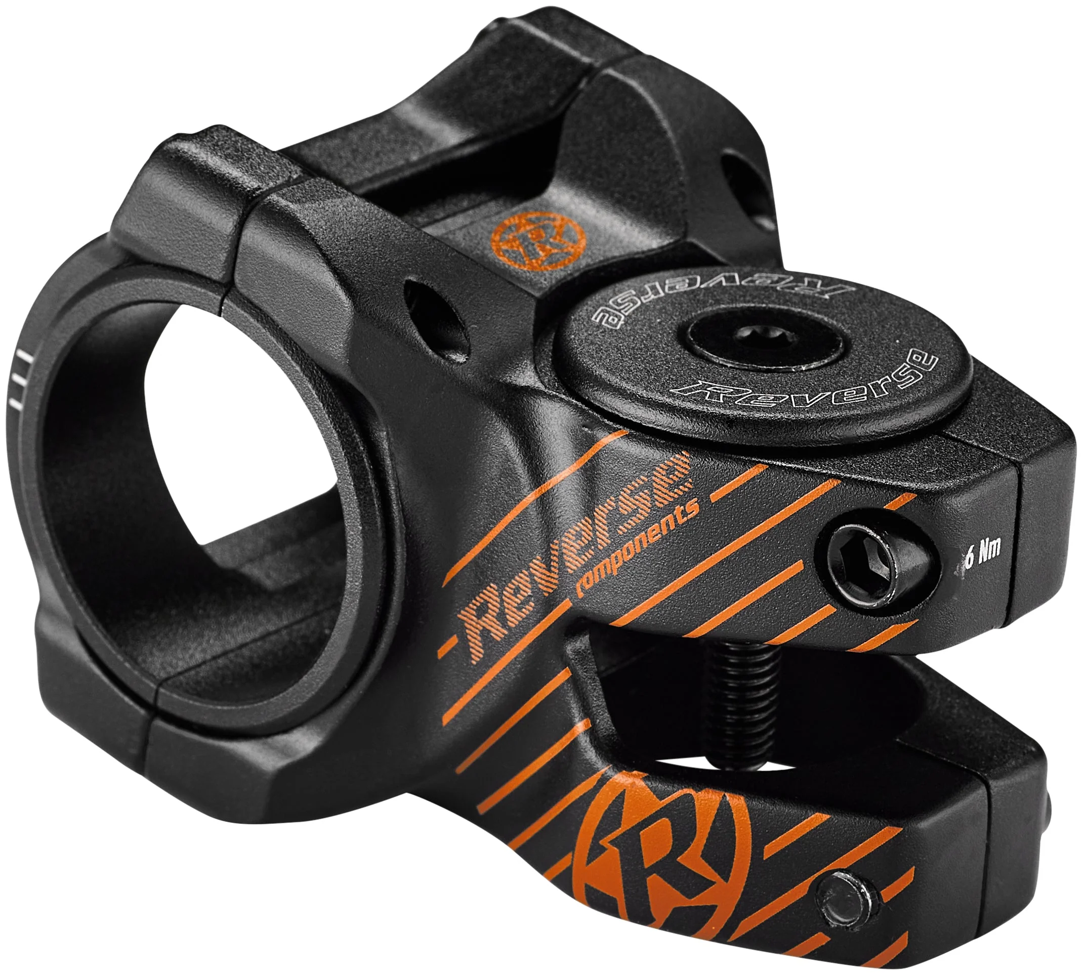 Reverse Black ONE D-2 Vorbau Ø31,8mm schwarz/orange - Image 2