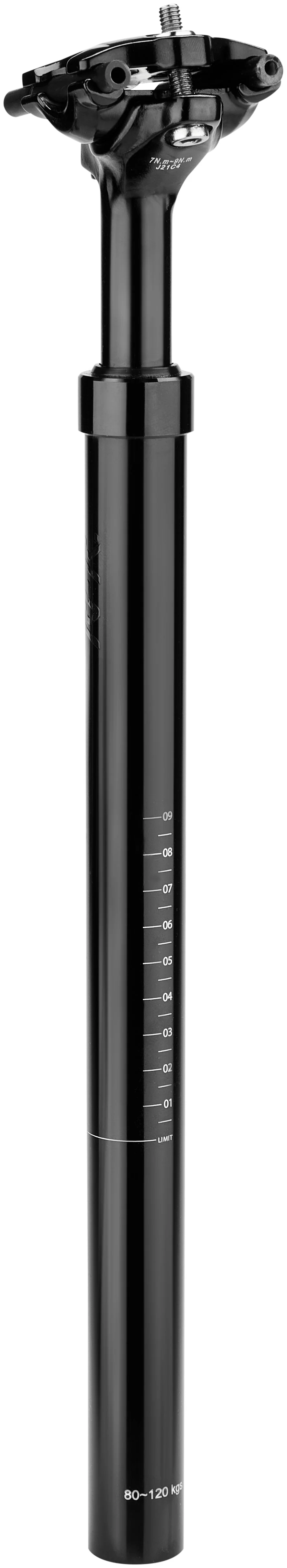 RFR Gefederte Sattelstütze (80 - 120 kg) Ø 27,2mm black - Image 5