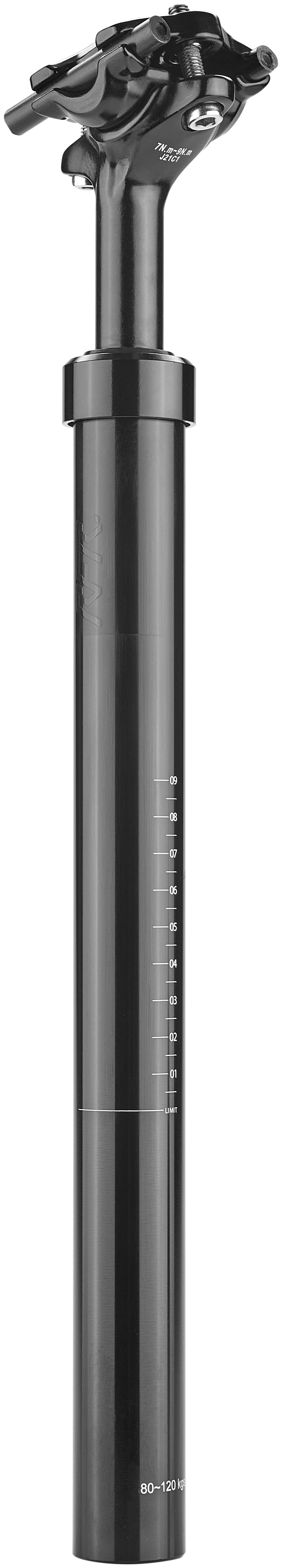 RFR Gefederte Sattelstütze (80 - 120kg) Ø 30,9mm black - Image 5