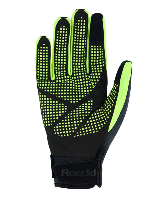 Roeckl Rapallo Handschuhe Dress Black/fluo Yellow - Image 2