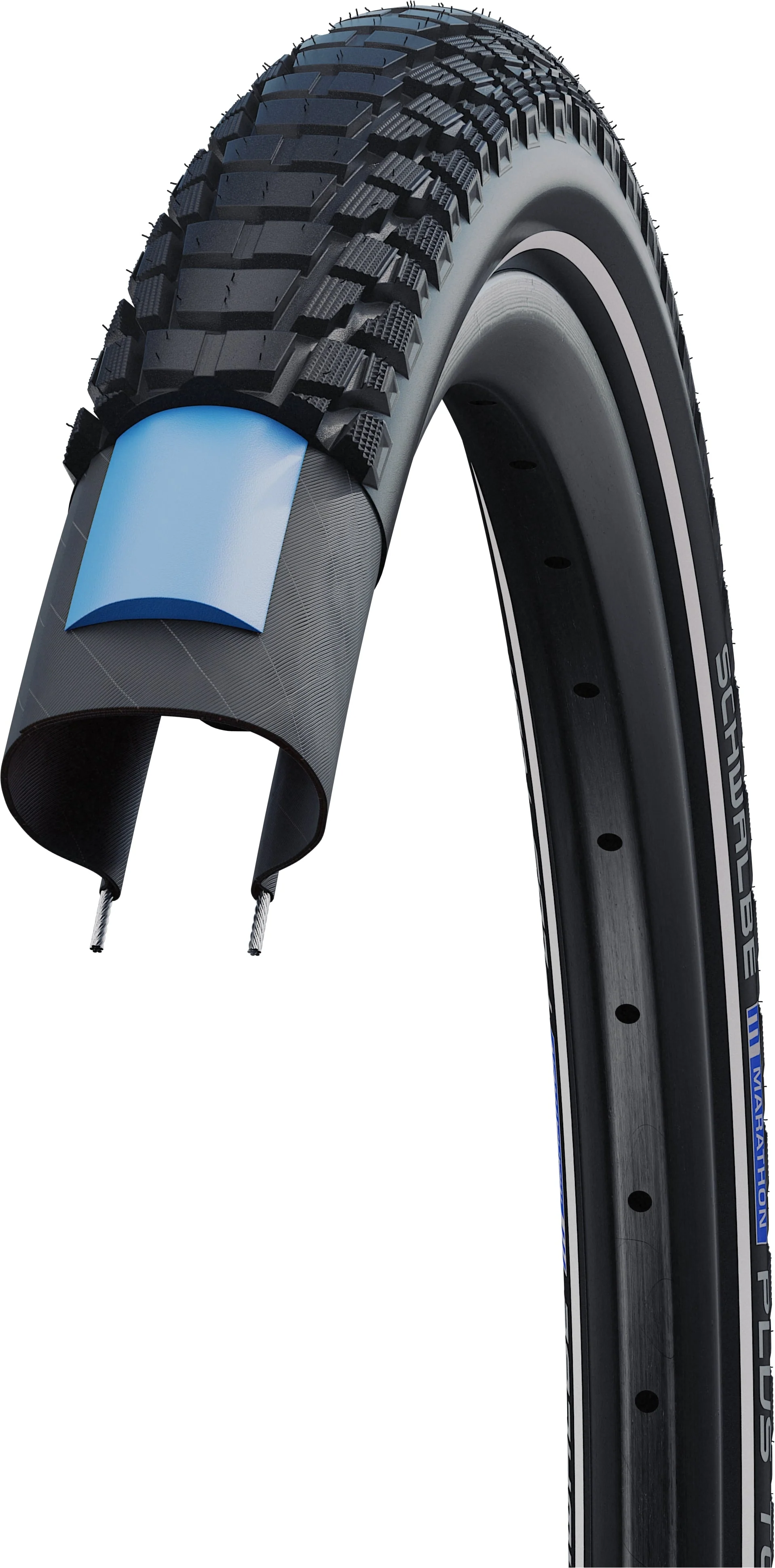 Schwalbe Marathon Plus Tour Drahtreifen 28x1.50" Performance E-50 Addix Reflex SmartGuard - Image 4