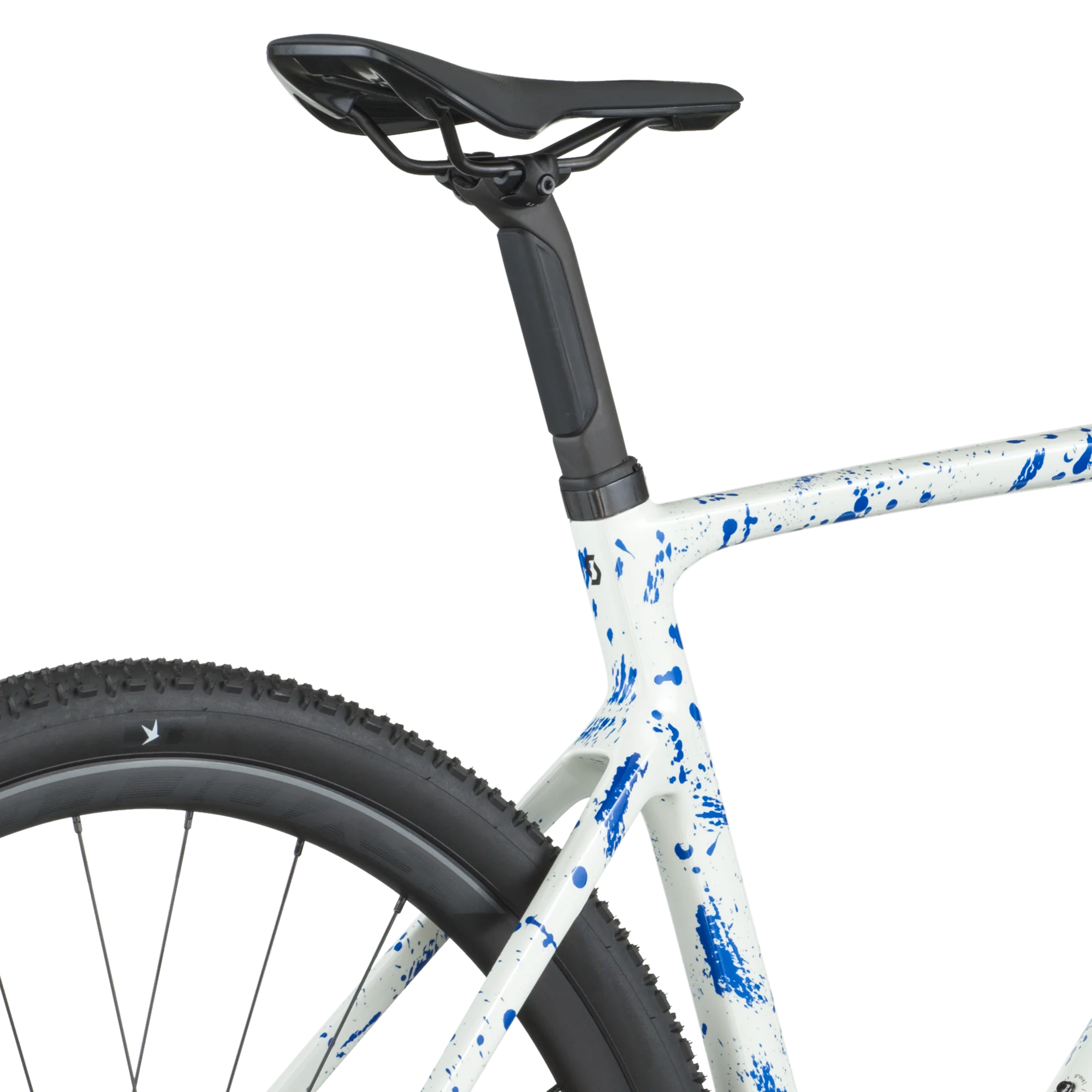 Scott Addict Gravel 30 white/splatter blue (2026) - Image 4