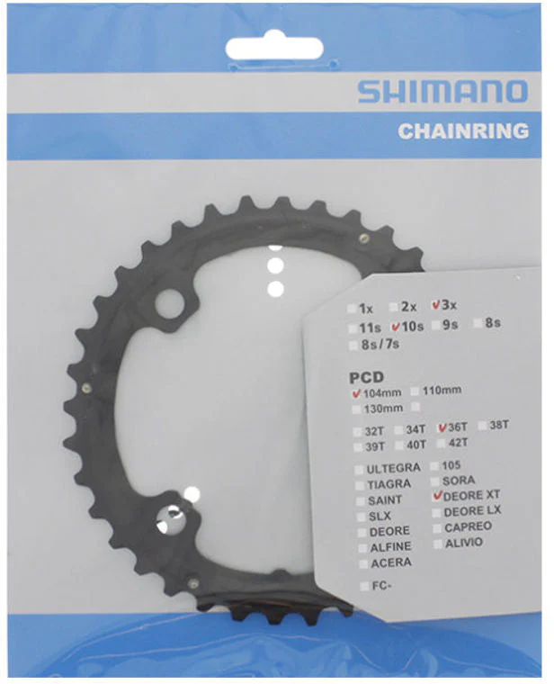 Shimano Deore XT Trekking FC-T780/FC-T781 Kettenblatt AL 10-fach - Image 4