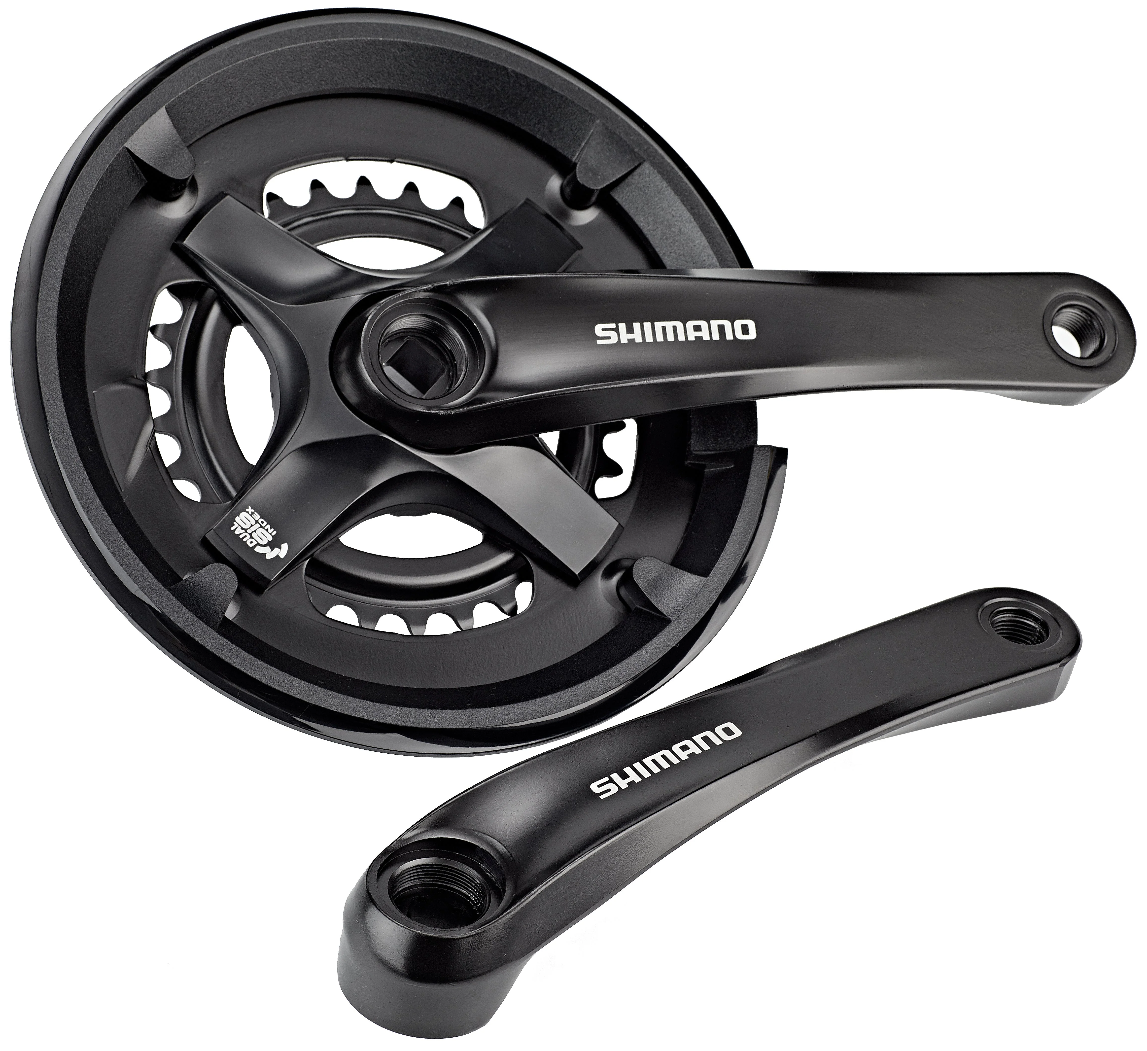 Shimano FC-TY501 Kurbelsatz 2x7/8-fach 46-30Z schwarz - Image 4