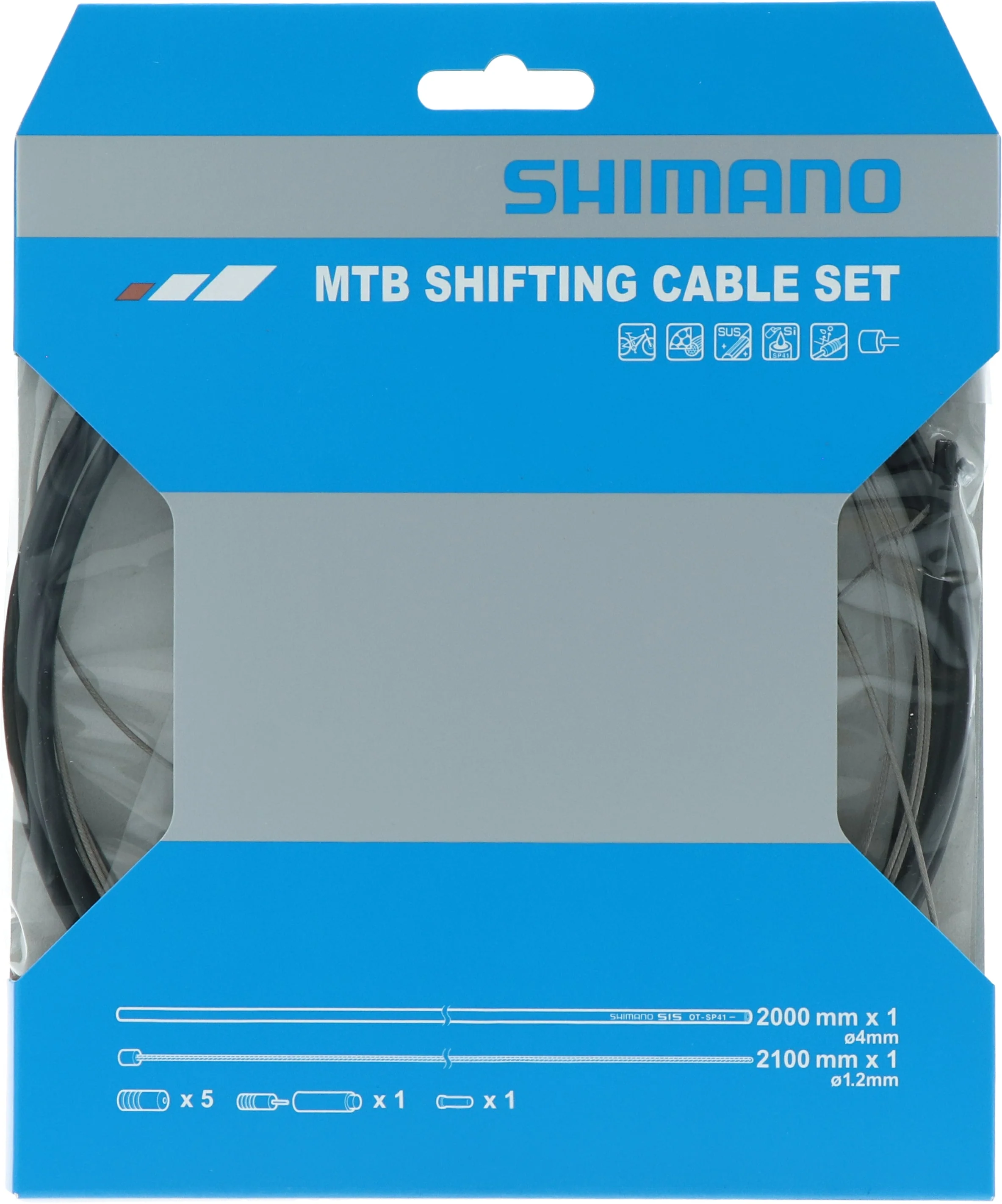 Shimano OT-SP41 Schaltzugset 2000mm schwarz - Image 2