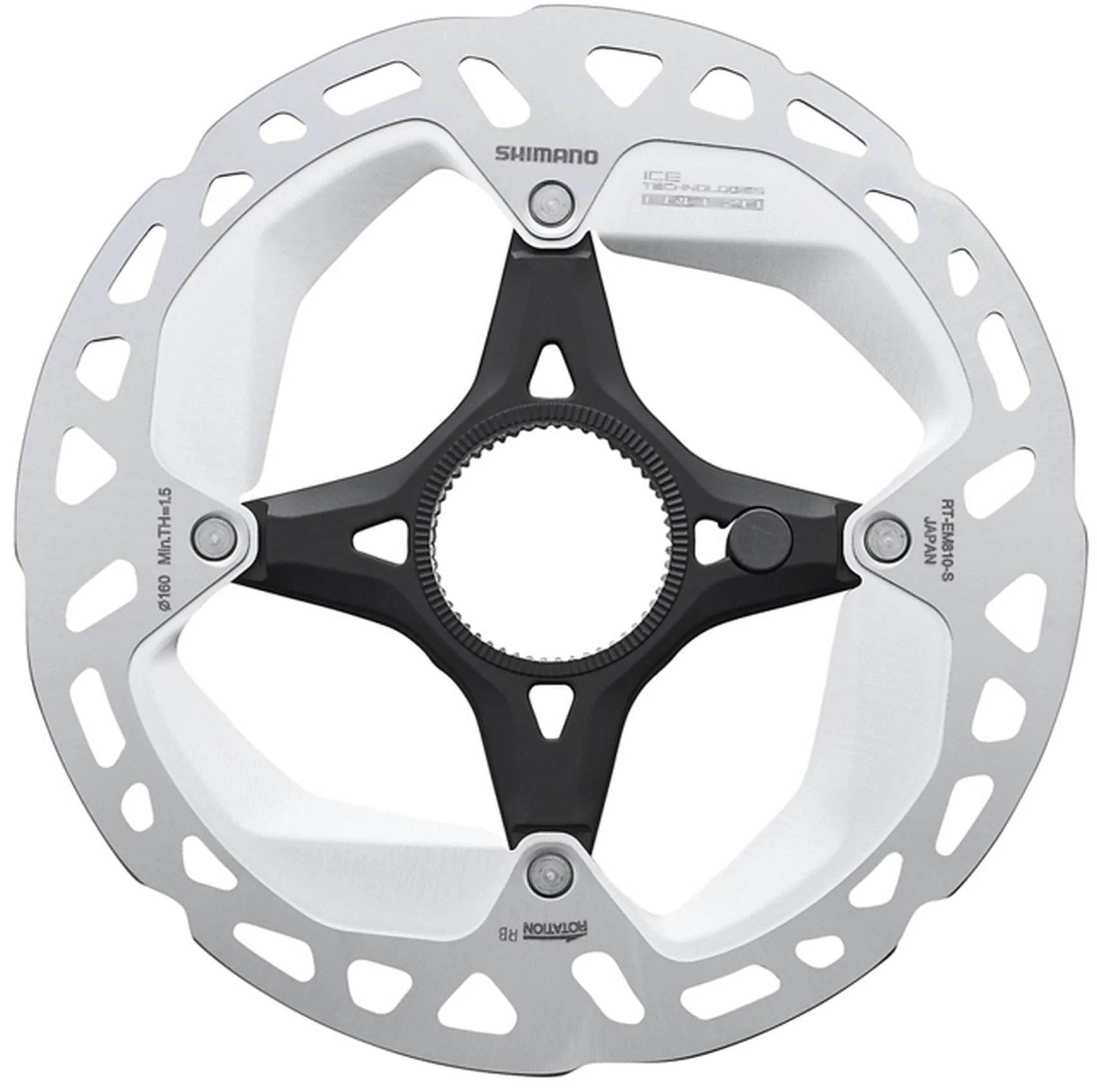 Shimano RT-EM810 Ice-Tech Bremsscheibe Center Lock für STEPS - Image 3