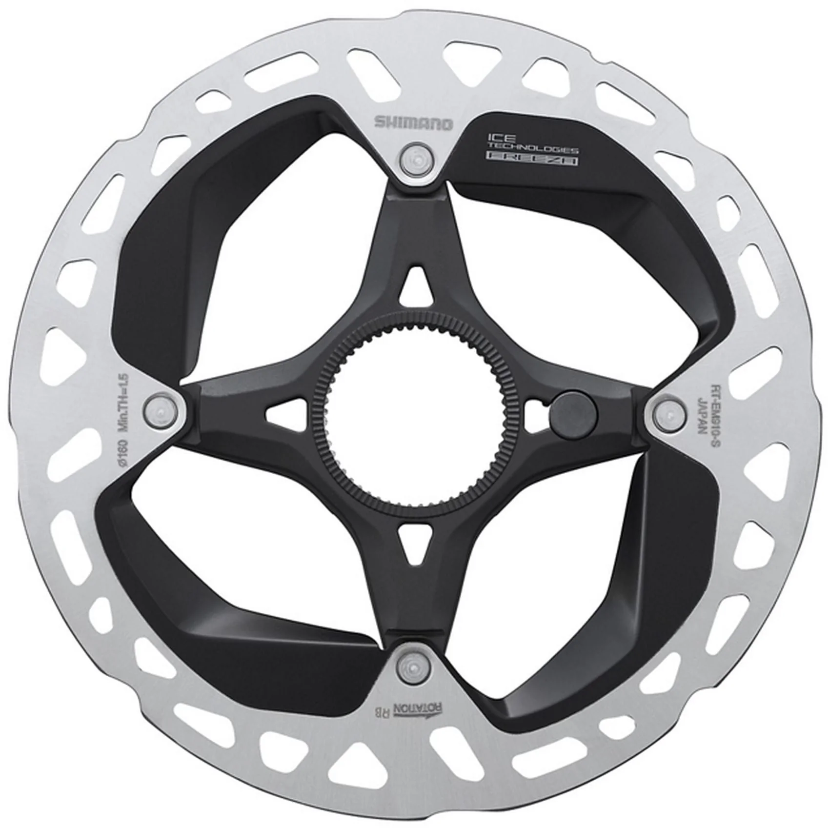 Shimano RT-EM910 Ice-Tech Bremsscheibe Center Lock für STEPS - Image 3
