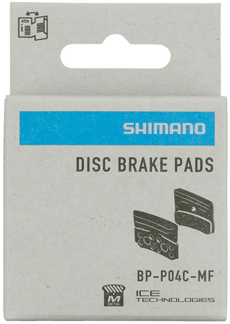 Shimano Scheibenbremsbelag P04C-MF, Metall mit Kühlrippen - Image 2