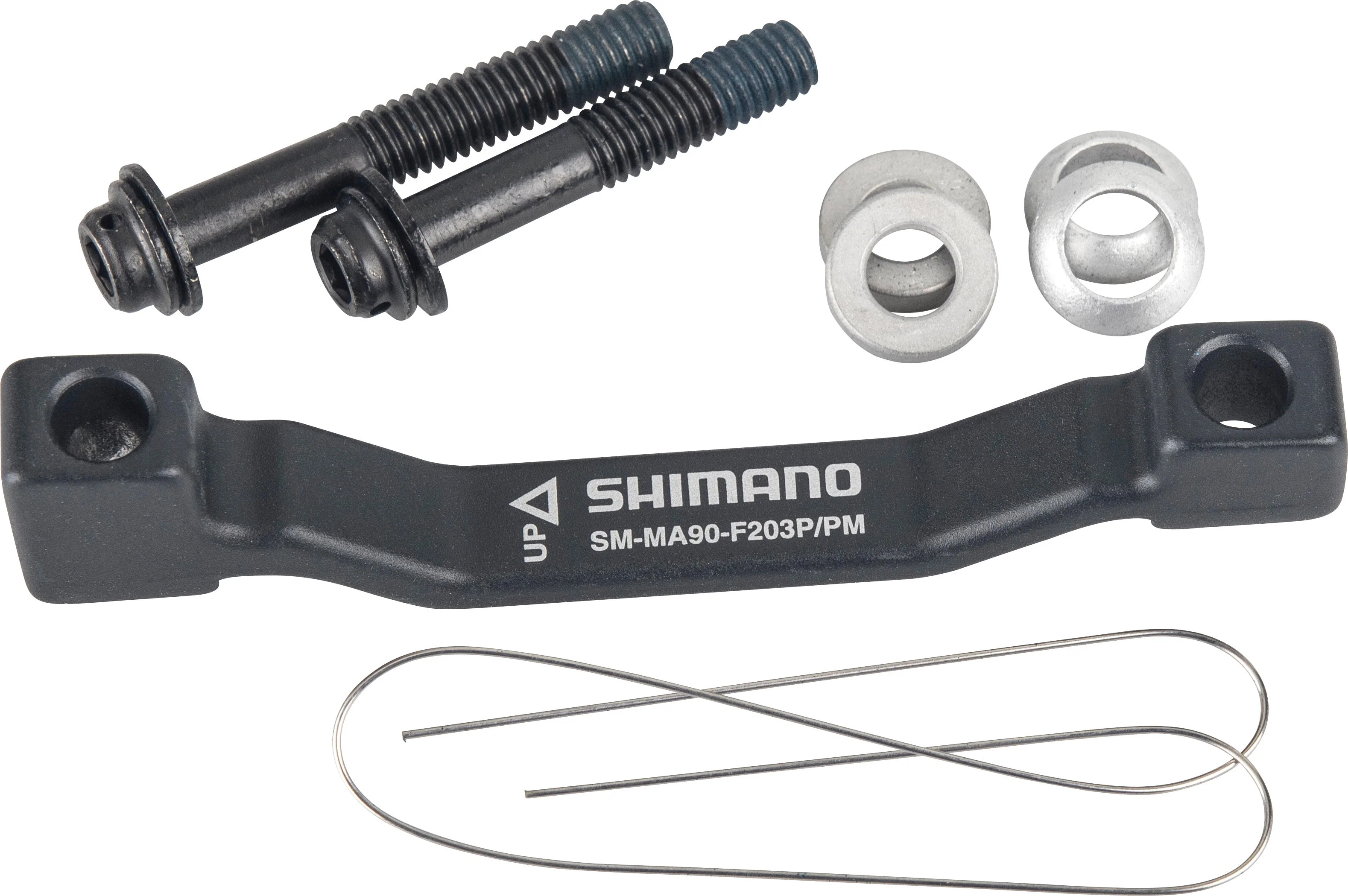 Shimano XTR SM-MA90 Scheibenbremsadapter 203mm schwarz - Image 2