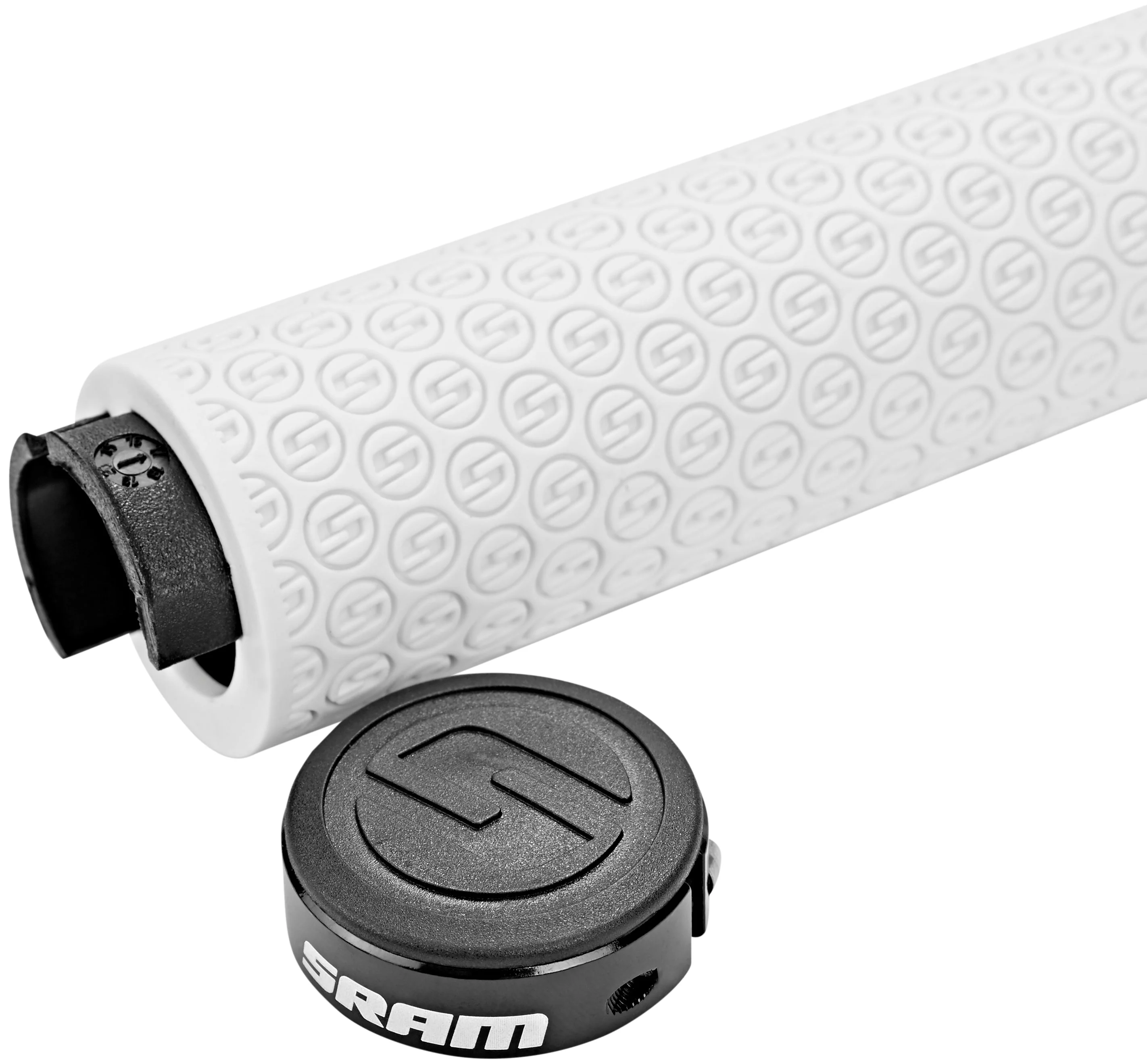 SRAM DH silicone grips mit Schraubsicherung weiß - Image 2