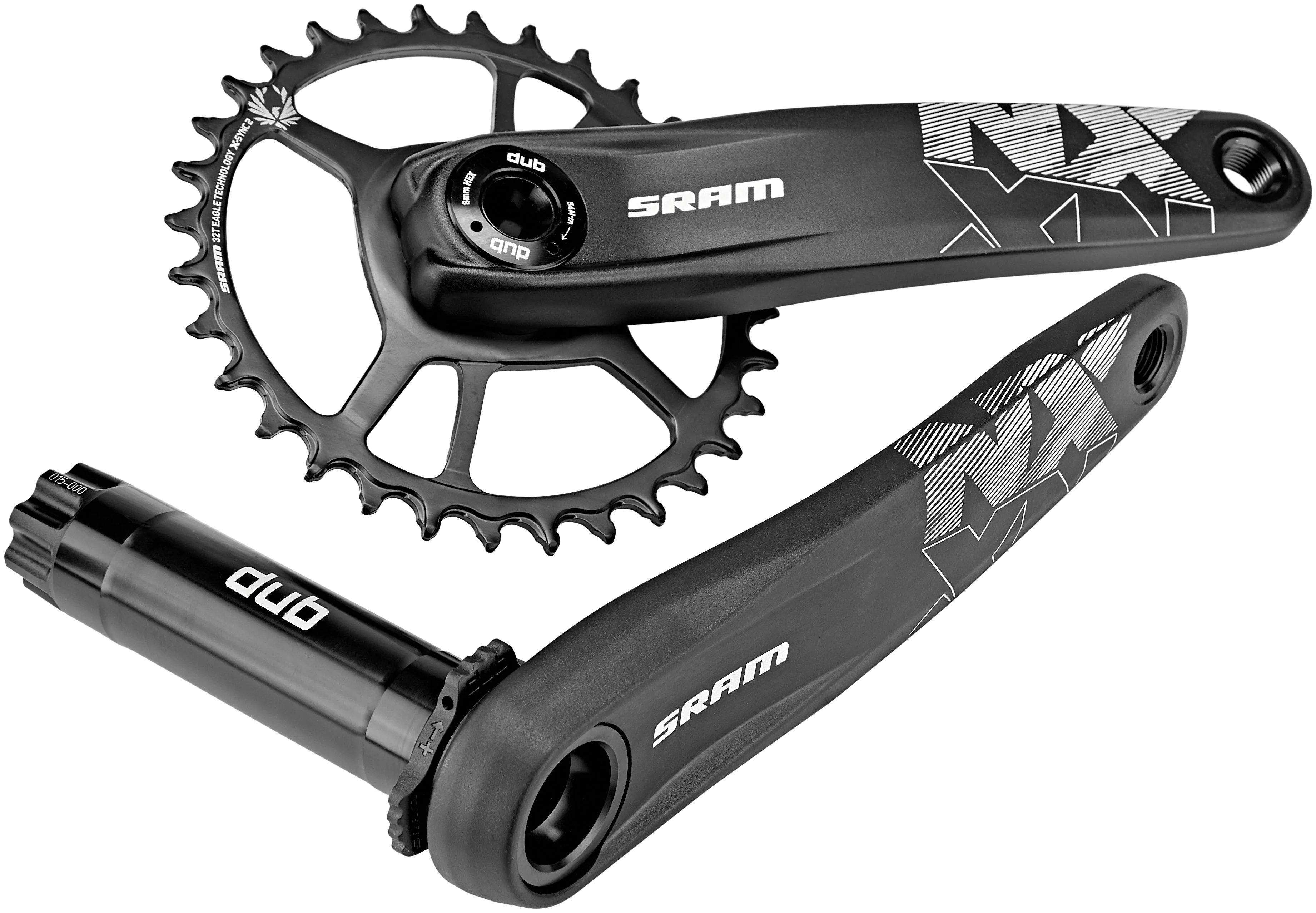 SRAM NX Eagle Boost 148 DUB Kurbel DM X-SYNC 32 Zähne 12-fach schwarz - Image 4