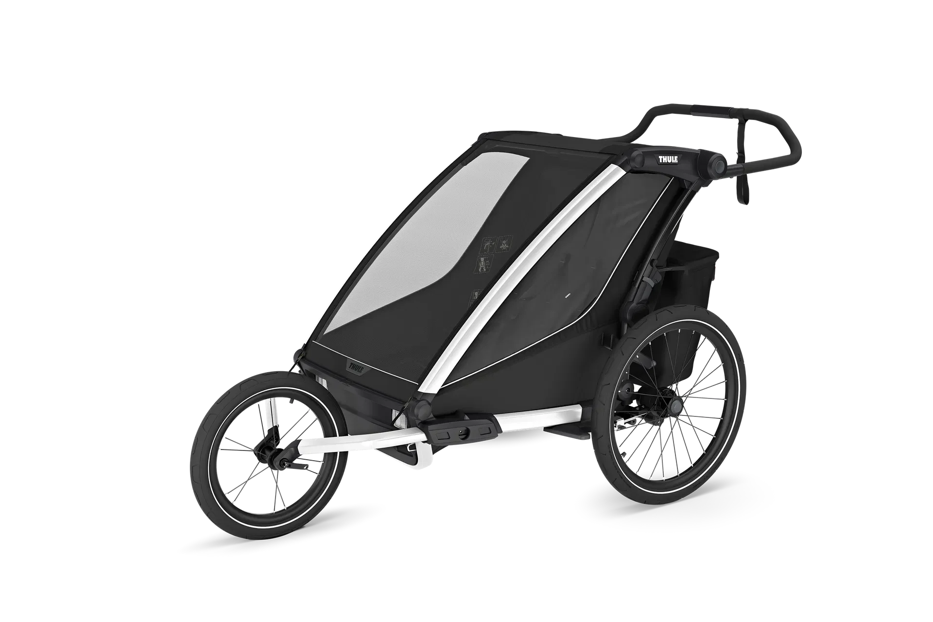Thule Chariot 2 Jogger Kit Double schwarz/silber - Image 3