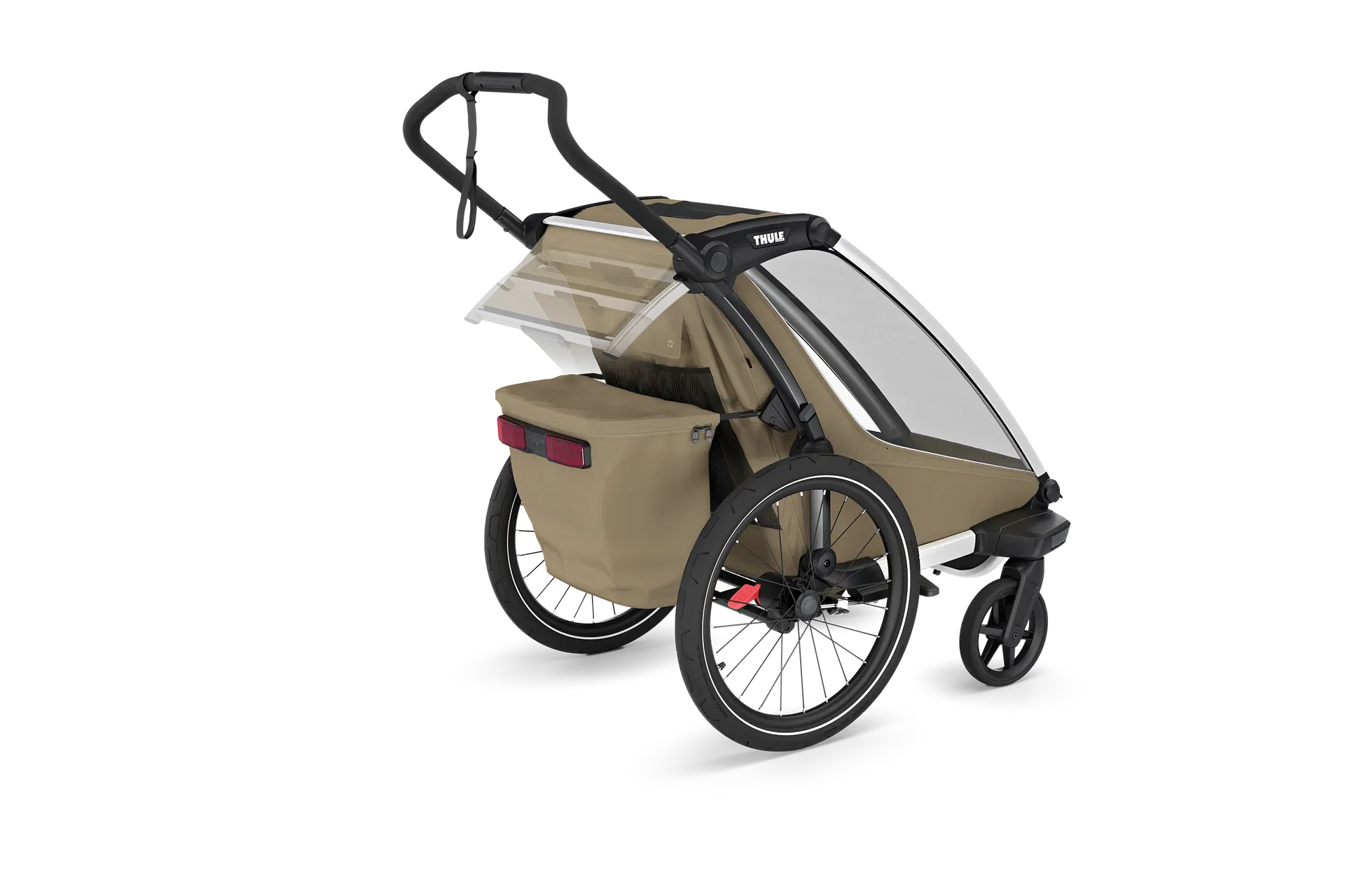 Thule Chariot Cross 2 Single Kinderanhänger  faded khaki - Image 4