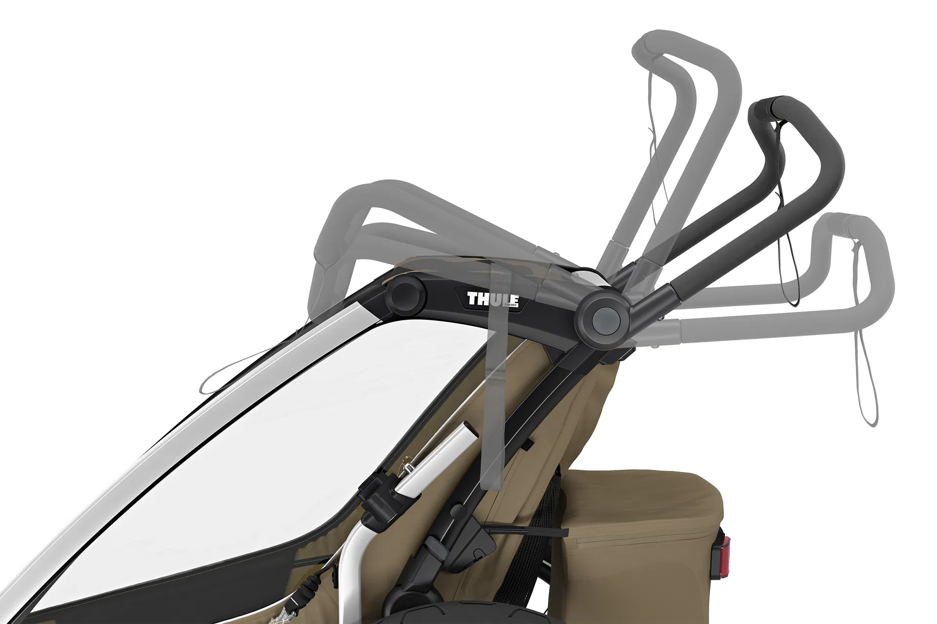 Thule Chariot Cross 2 Single Kinderanhänger  faded khaki - Image 5