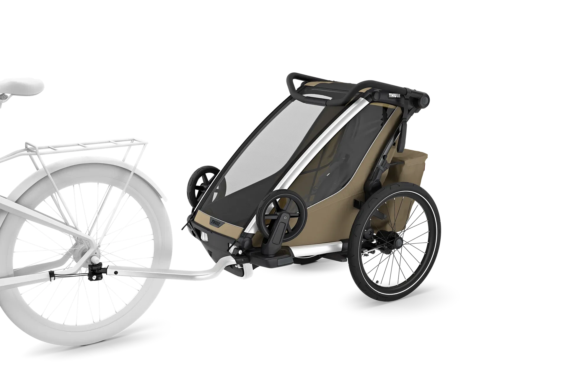 Thule Chariot Cross 2 Single Kinderanhänger  faded khaki - Image 6