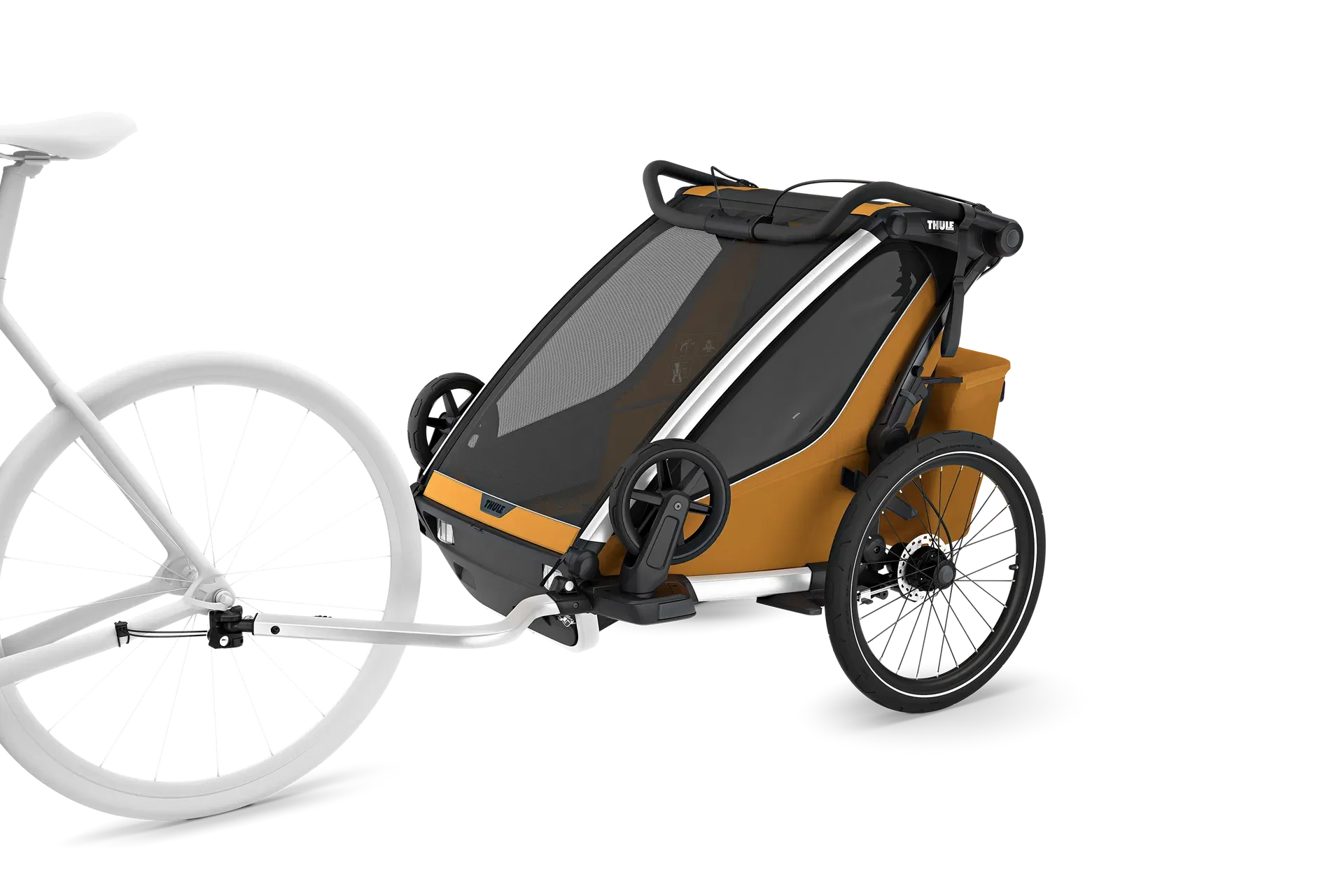 Thule Chariot Sport 2 Double Kinderanhänger  natural gold - Image 4