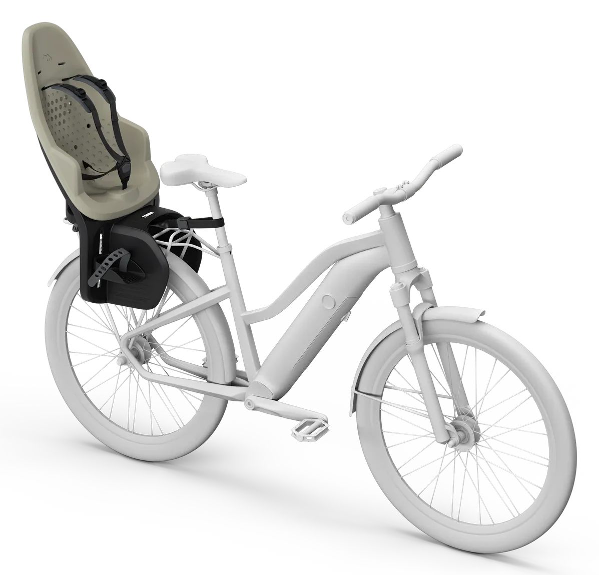 Thule Yepp 2 Maxi Kindersitz Gepäckträger-Montage Soft Sand - Image 4