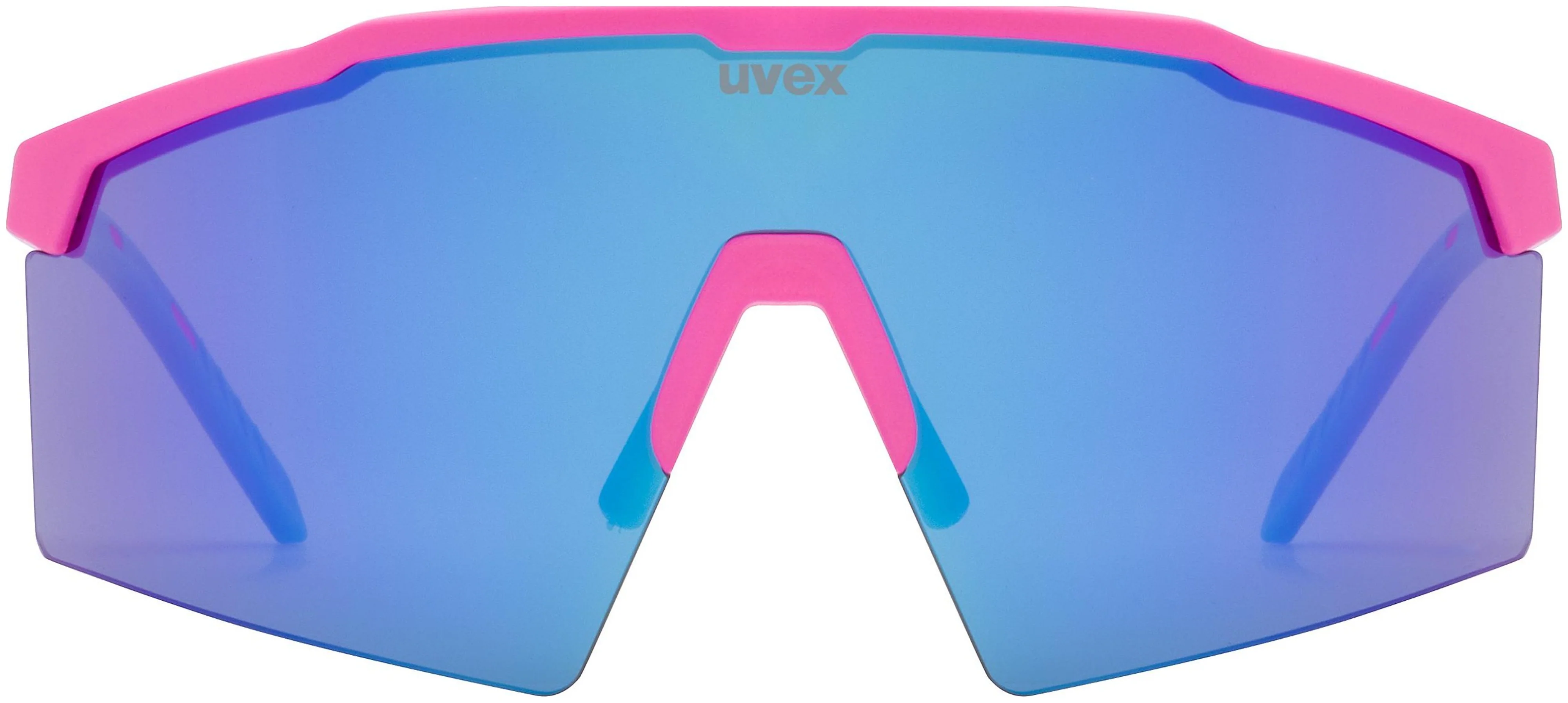 uvex Flowline Radbrille Pink Matt / Mirror Blue - Image 2