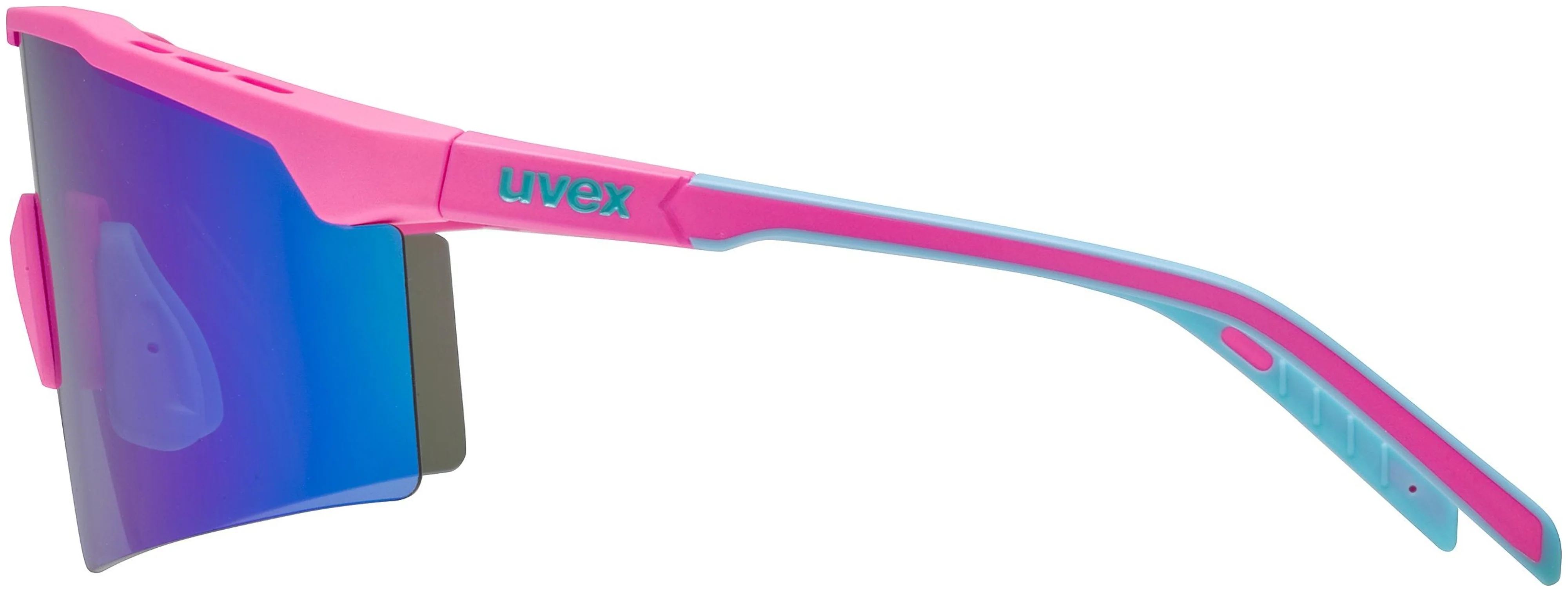 uvex Flowline Radbrille Pink Matt / Mirror Blue - Image 3
