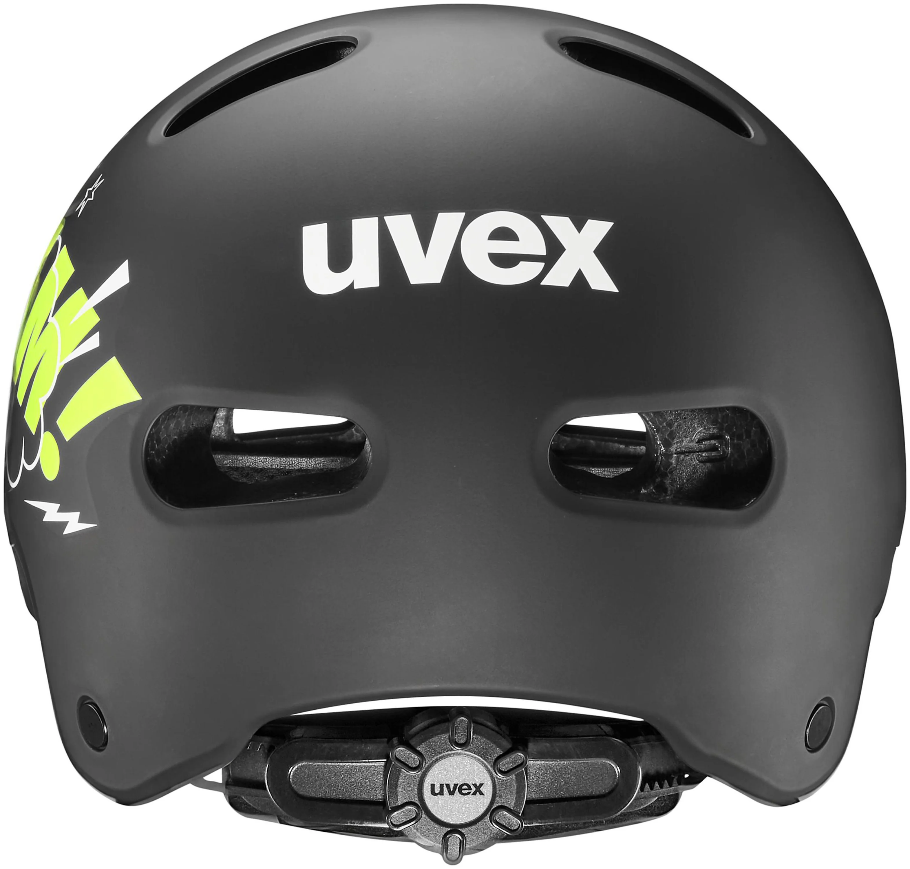 uvex Kid 4 Style Kinderhelm Bam Black-Lime Matt - Image 3