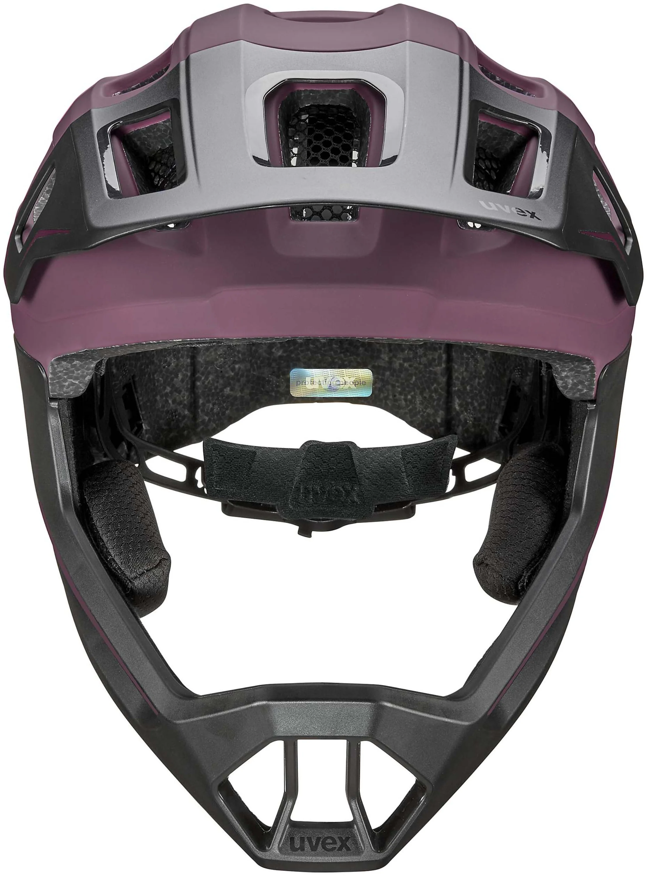 uvex React Jr. Fullface Kinderhelm Cranberry Matt - Image 2