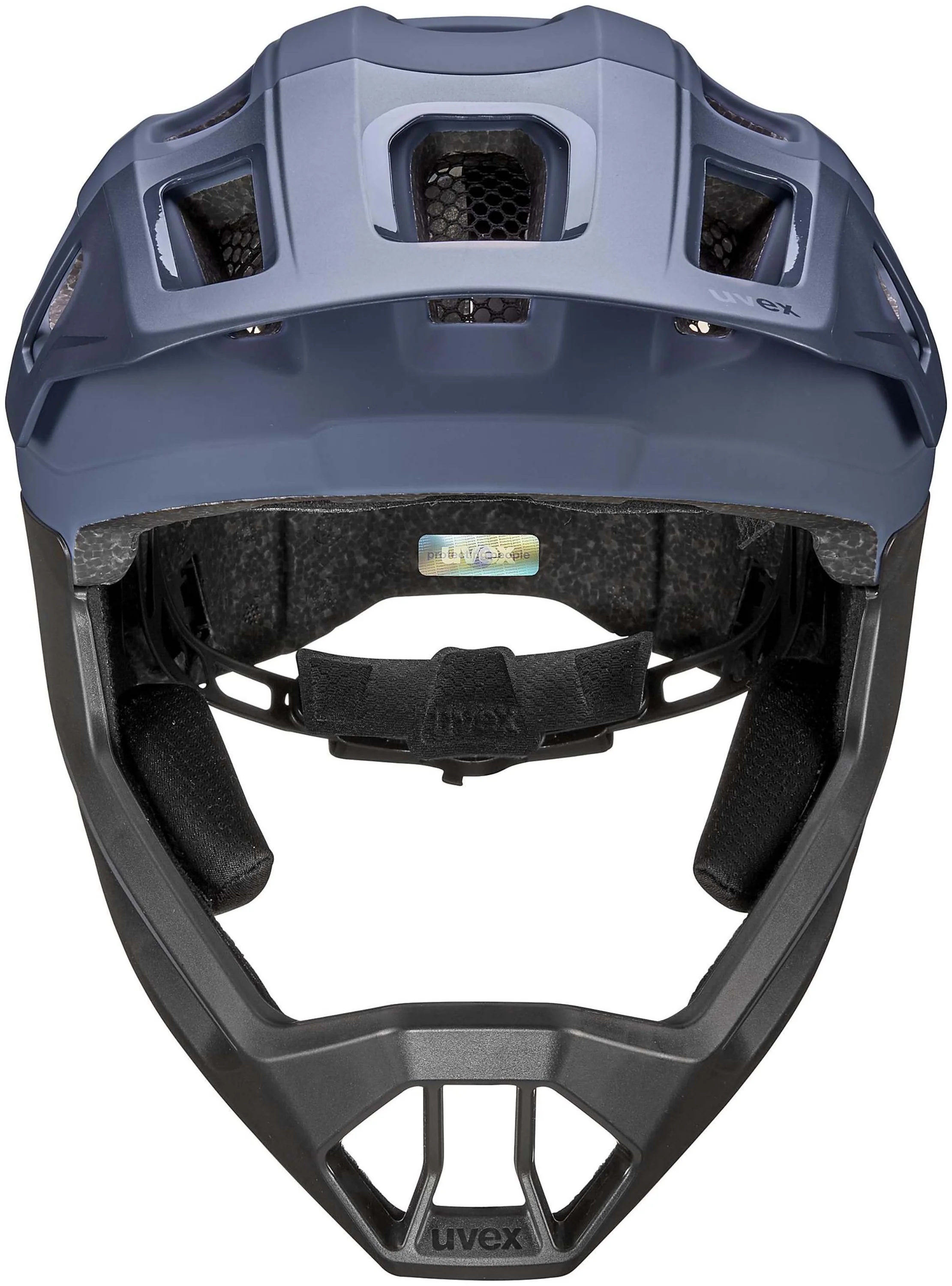 uvex React Jr. Fullface Kinderhelm Dusk Blue Matt - Image 2