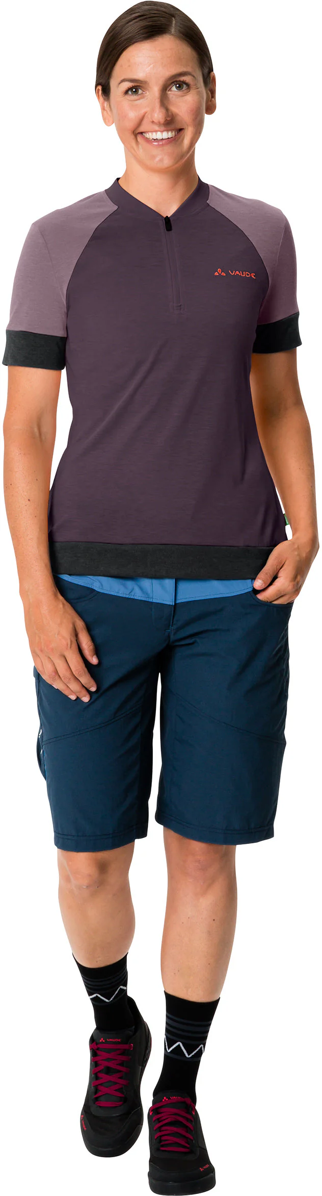 VAUDE Altissimo Q-Zip Shirt Damen lila - Image 7