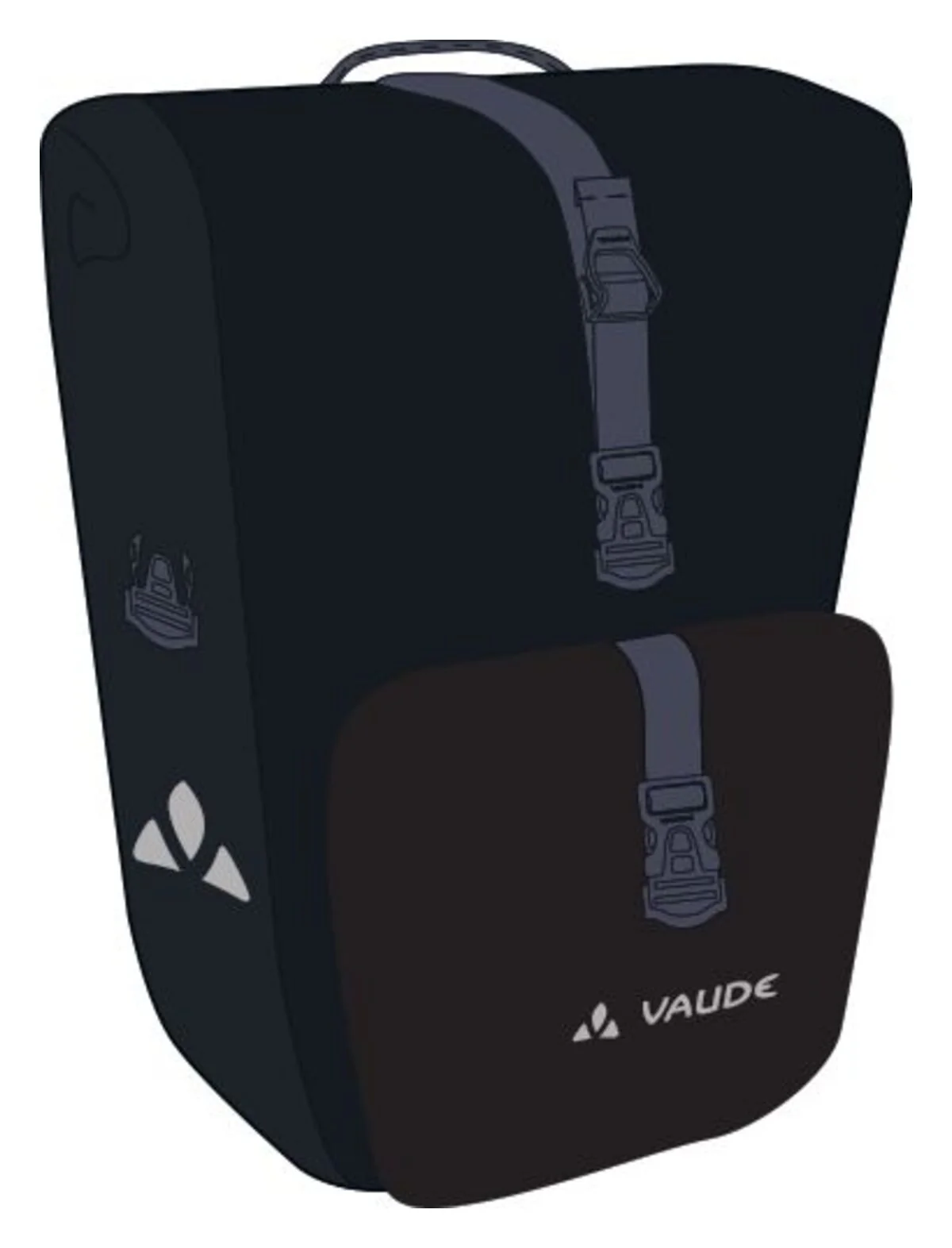 VAUDE Aqua Back Plus Doppelpacktasche schwarz - Image 4
