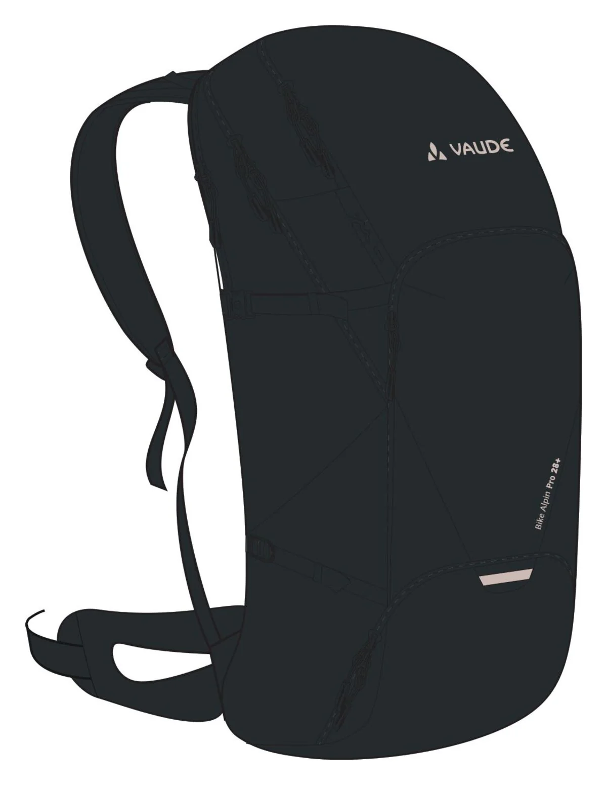 VAUDE Bike Alpin Pro 28 + Rucksack schwarz - Image 3