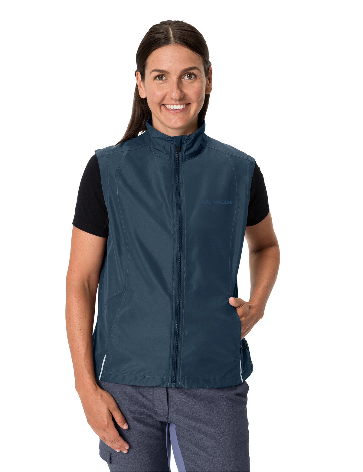 VAUDE Dundee Classic Zip Off Jacket Damen blau - Image 6