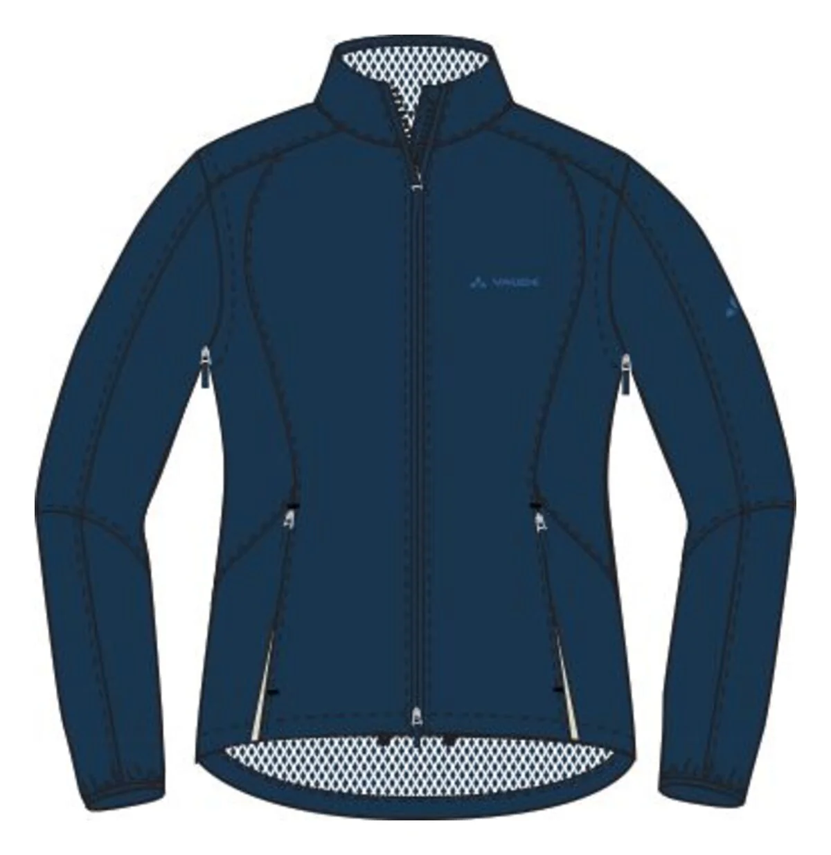VAUDE Dundee Classic Zip Off Jacket Damen blau - Image 8
