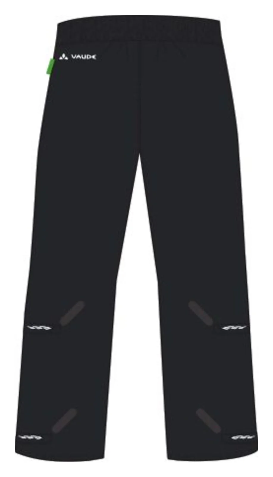 VAUDE Fluid II Full-Zip Hose Herren schwarz - Image 9
