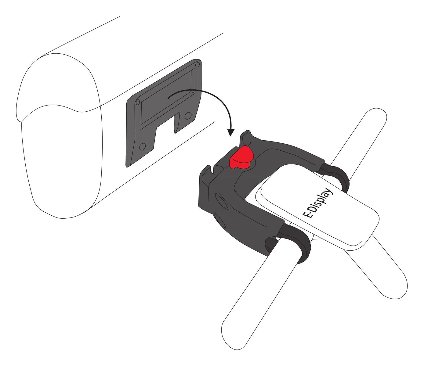 VAUDE Klick-Fix System für Lenkertaschen für E-Bike Lenker - Image 2
