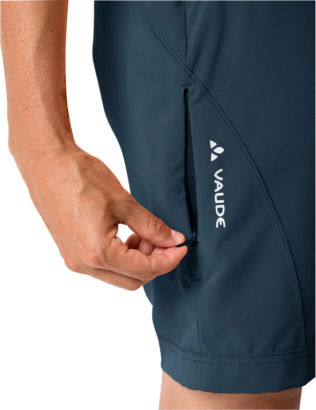 VAUDE Ledro Shorts Damen blau - Image 5