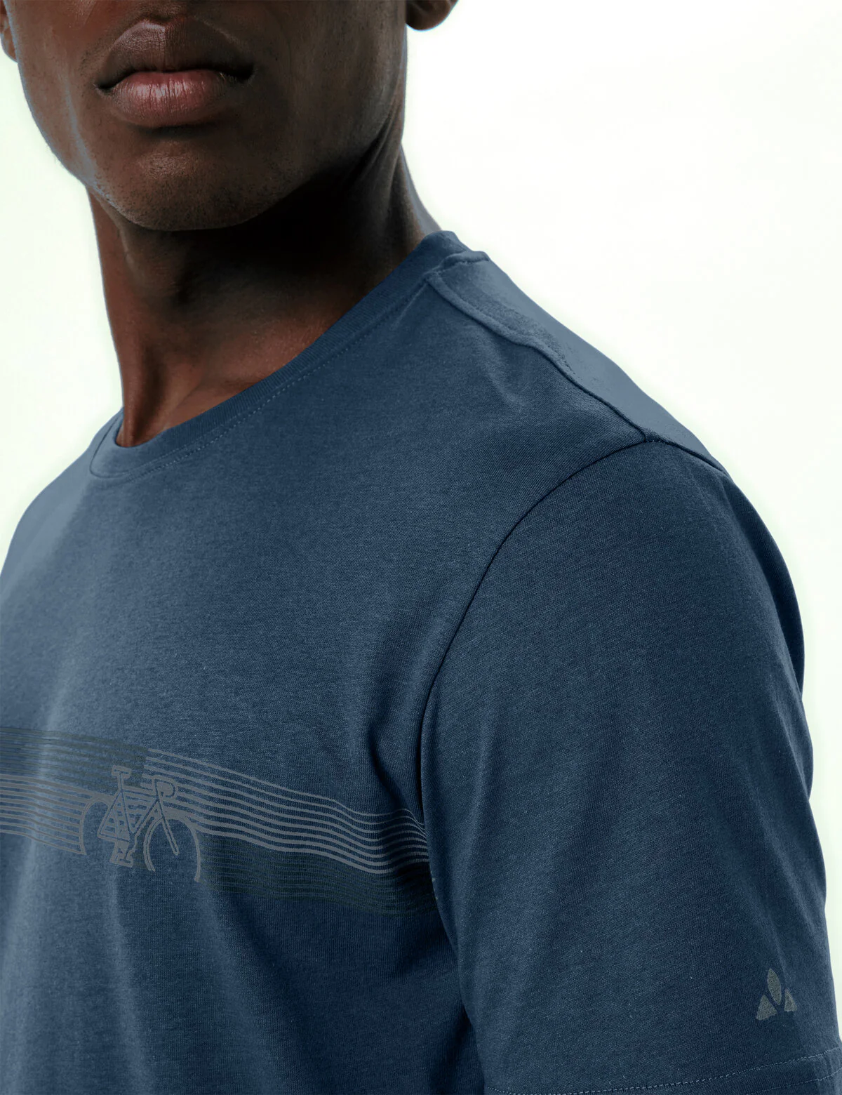 VAUDE Men's Cyclist T-Shirt V dark sea/dark sea - Image 5