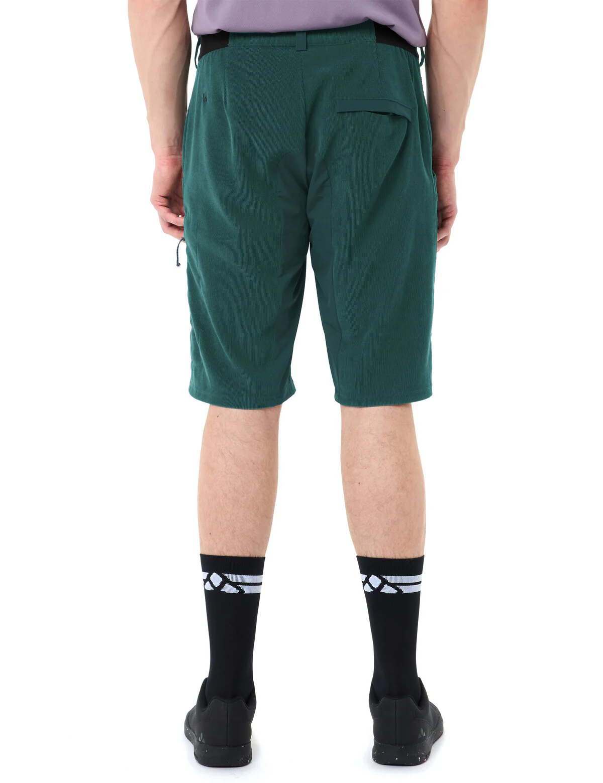 VAUDE Men's Loamer Base Cord Shorts deep pond - Image 3