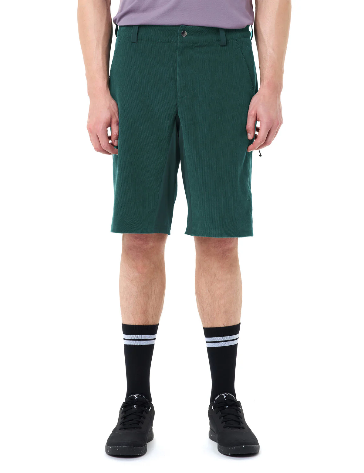 VAUDE Men's Loamer Base Cord Shorts deep pond - Image 8