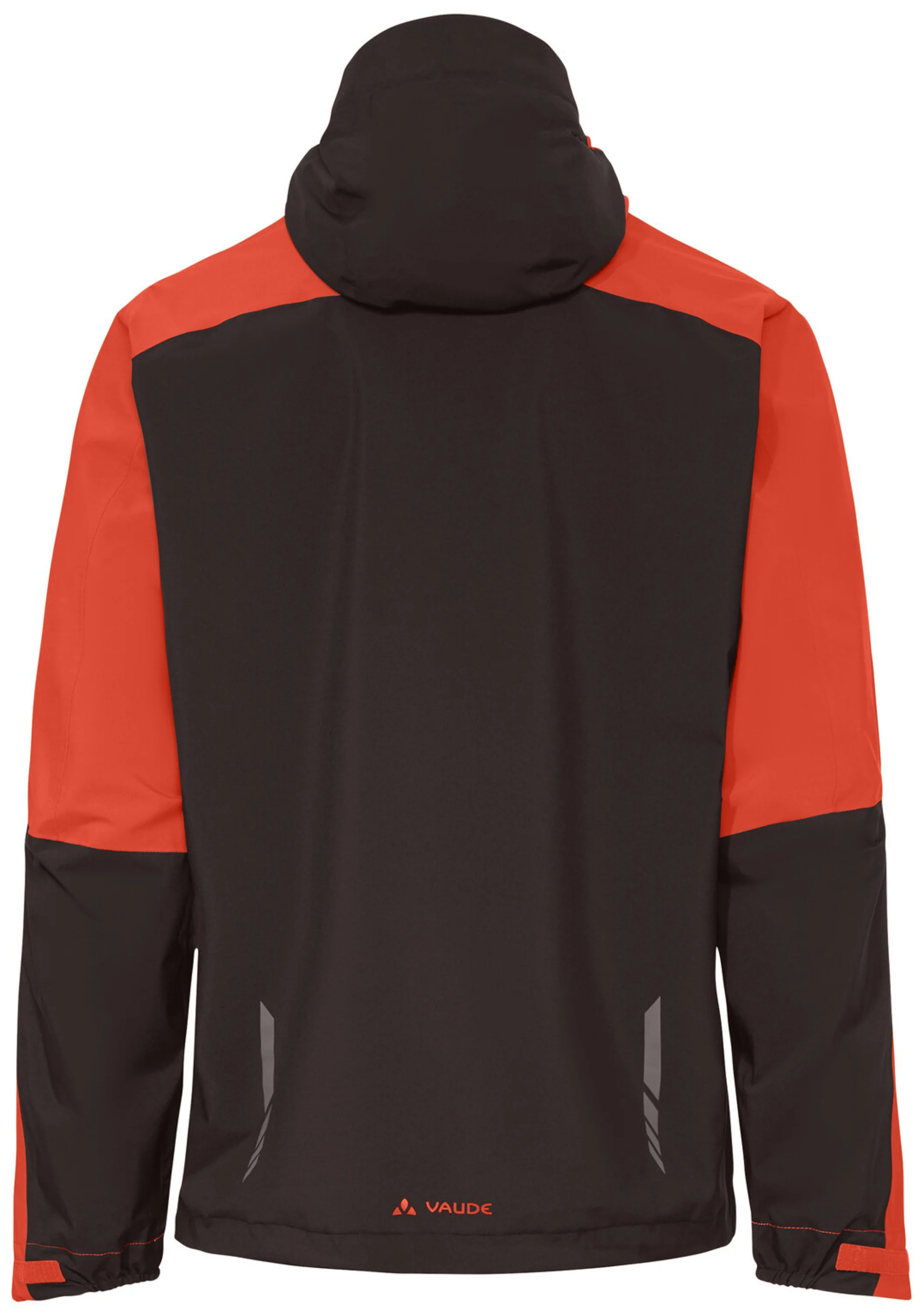 VAUDE Men's Moab Rain Jacket glowing red/black - Image 2