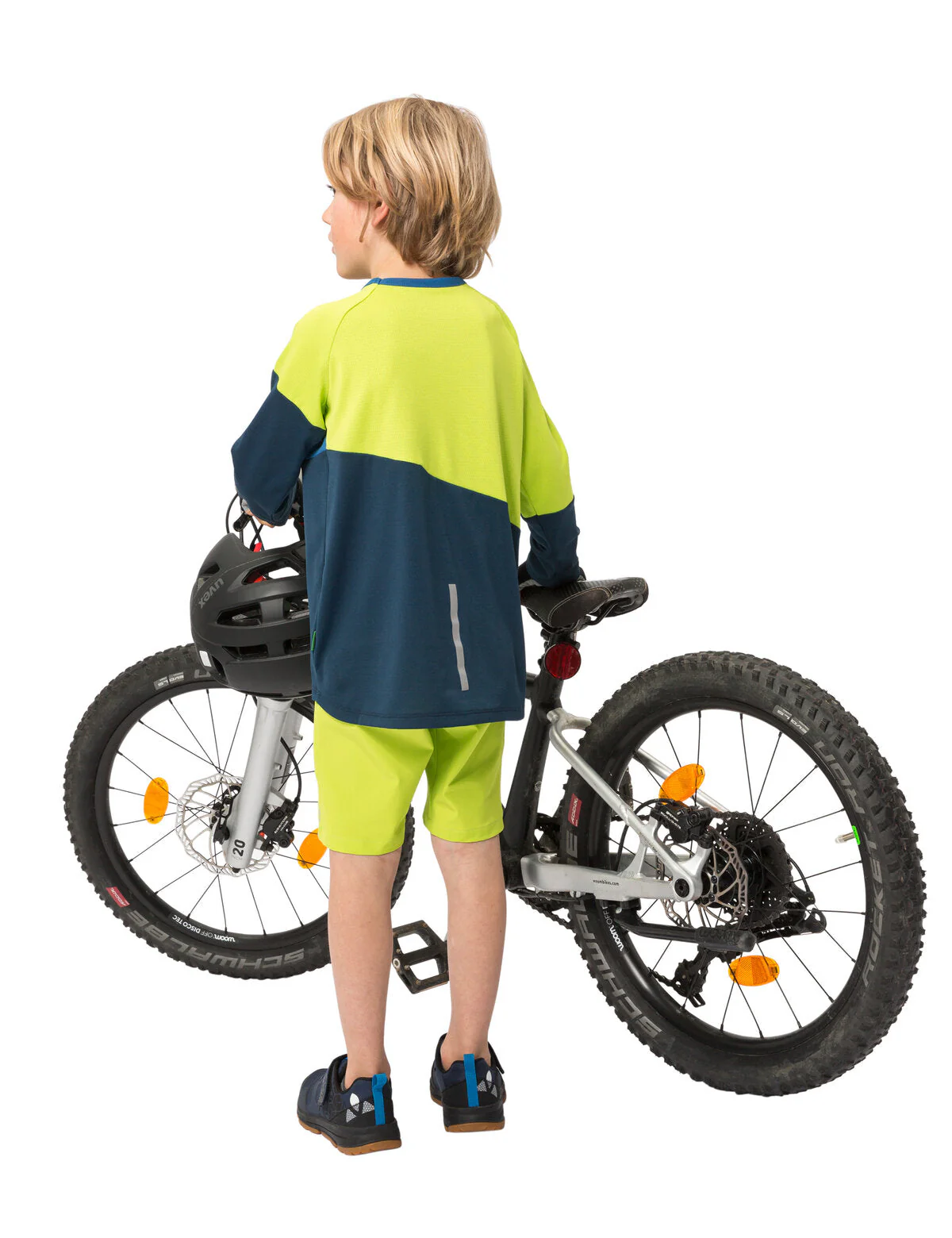 VAUDE Moab Langarm T-Shirt Kinder blau/grün - Image 5