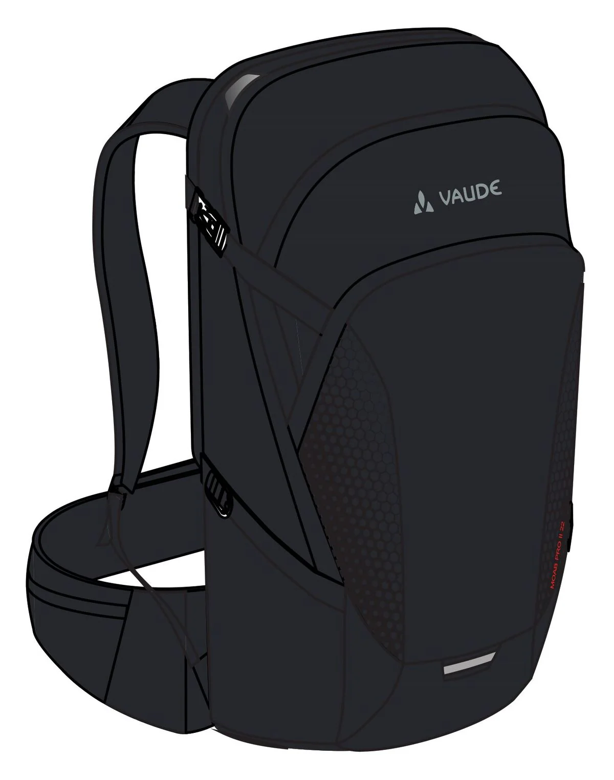 VAUDE Moab Pro 22 II schwarz - Image 3