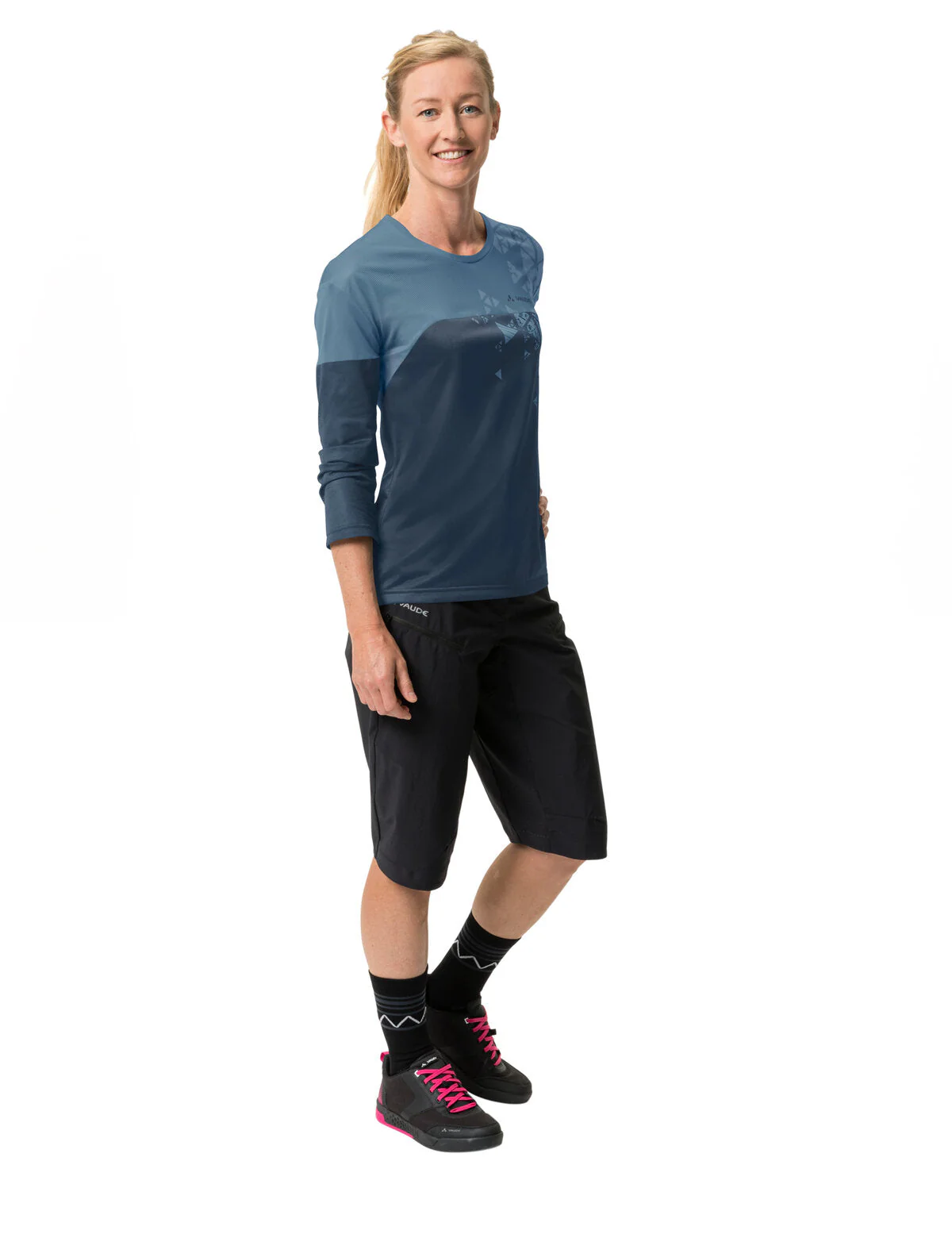 VAUDE Moab V Langarm T-Shirt Damen blau - Image 7