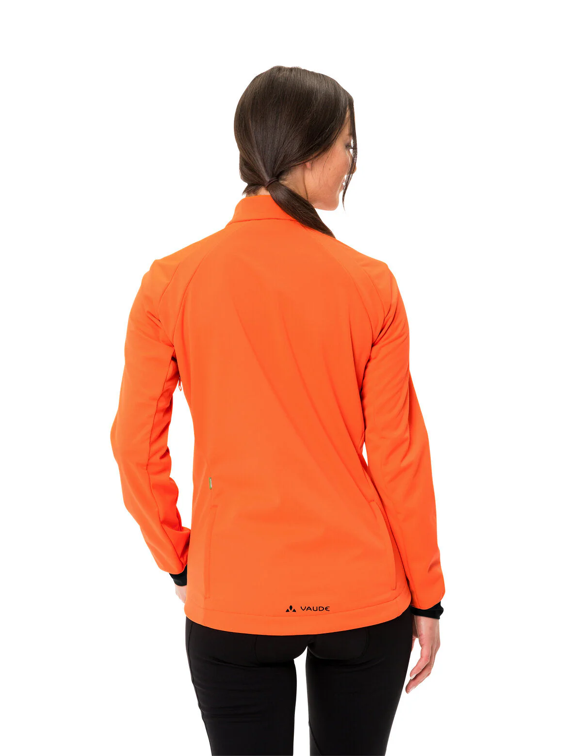 VAUDE Posta Softshell Jacket Damen neon orange - Image 4