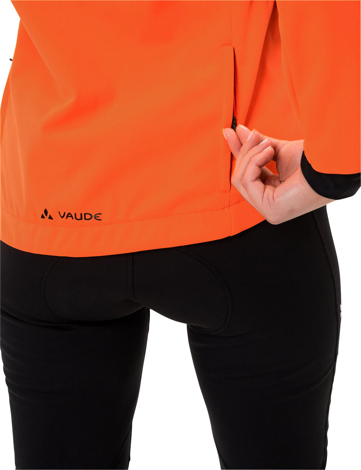 VAUDE Posta Softshell Jacket Damen neon orange - Image 6